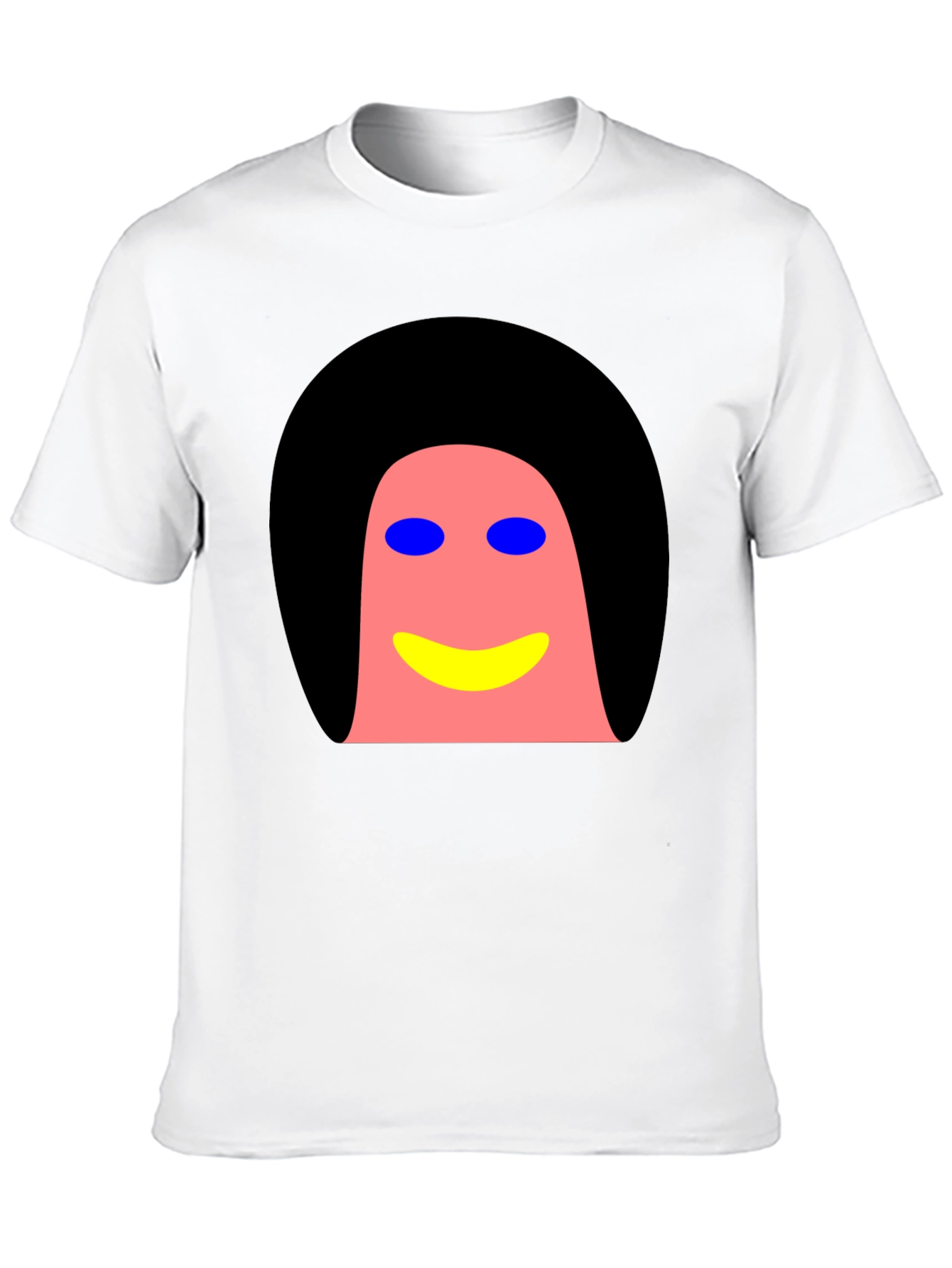Abstract Face Graphic Tee - Modern Art Shirt