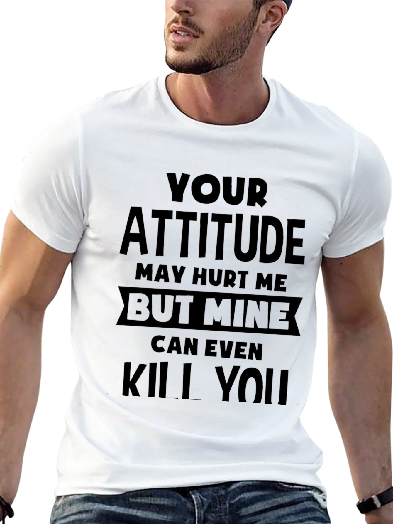 Attitude Statement Graphic T-Shirt