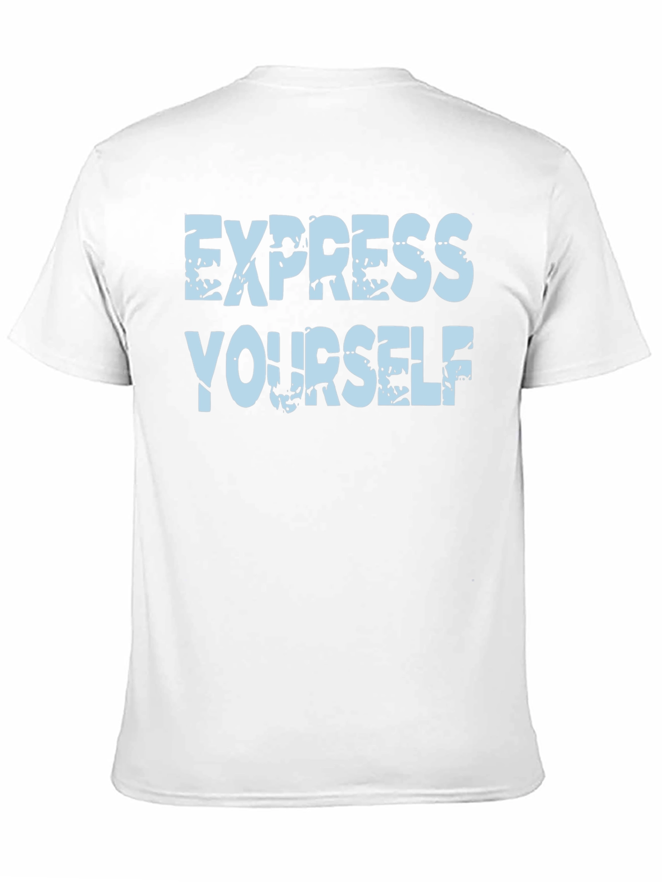 Express Yourself Graphic Tee - Black Cotton T-Shirt
