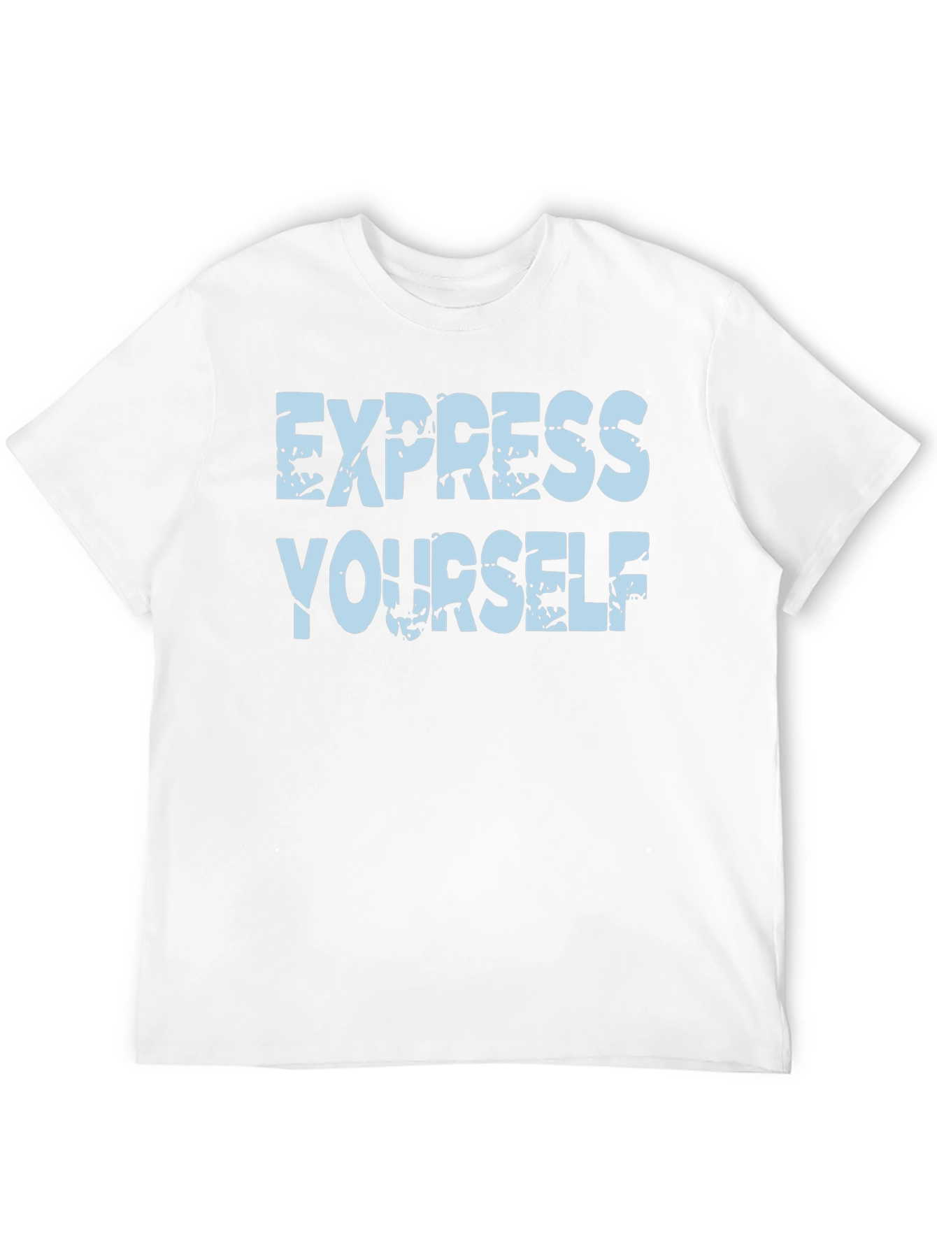 Express Yourself Graphic Tee - Black Cotton T-Shirt