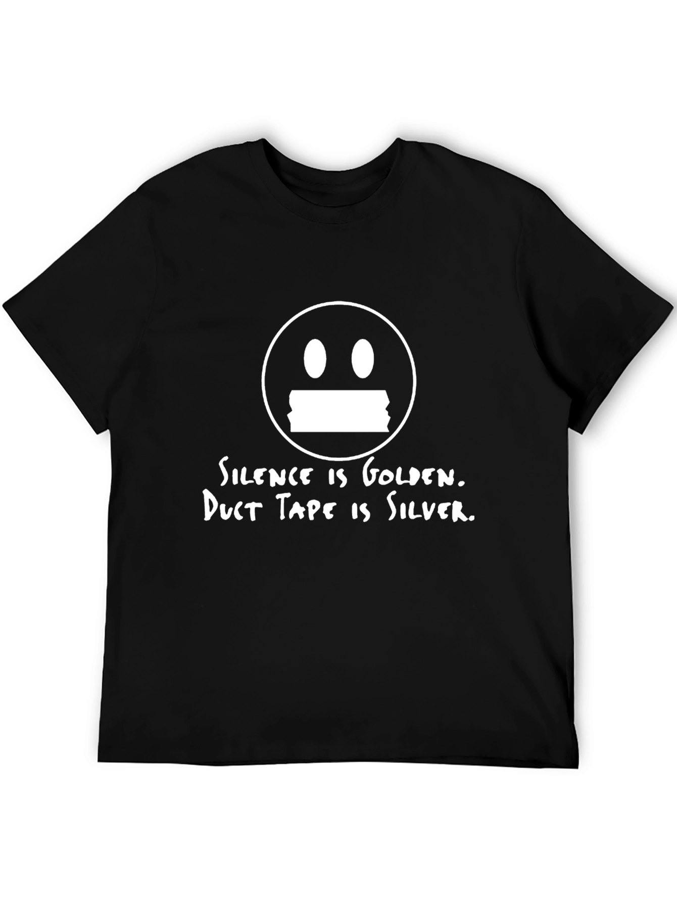 Silence Is Golden Humor Graphic Tee