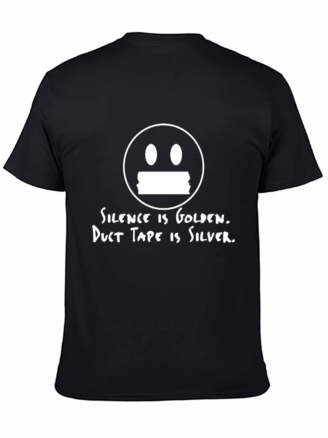 Silence Is Golden Humor Graphic Tee
