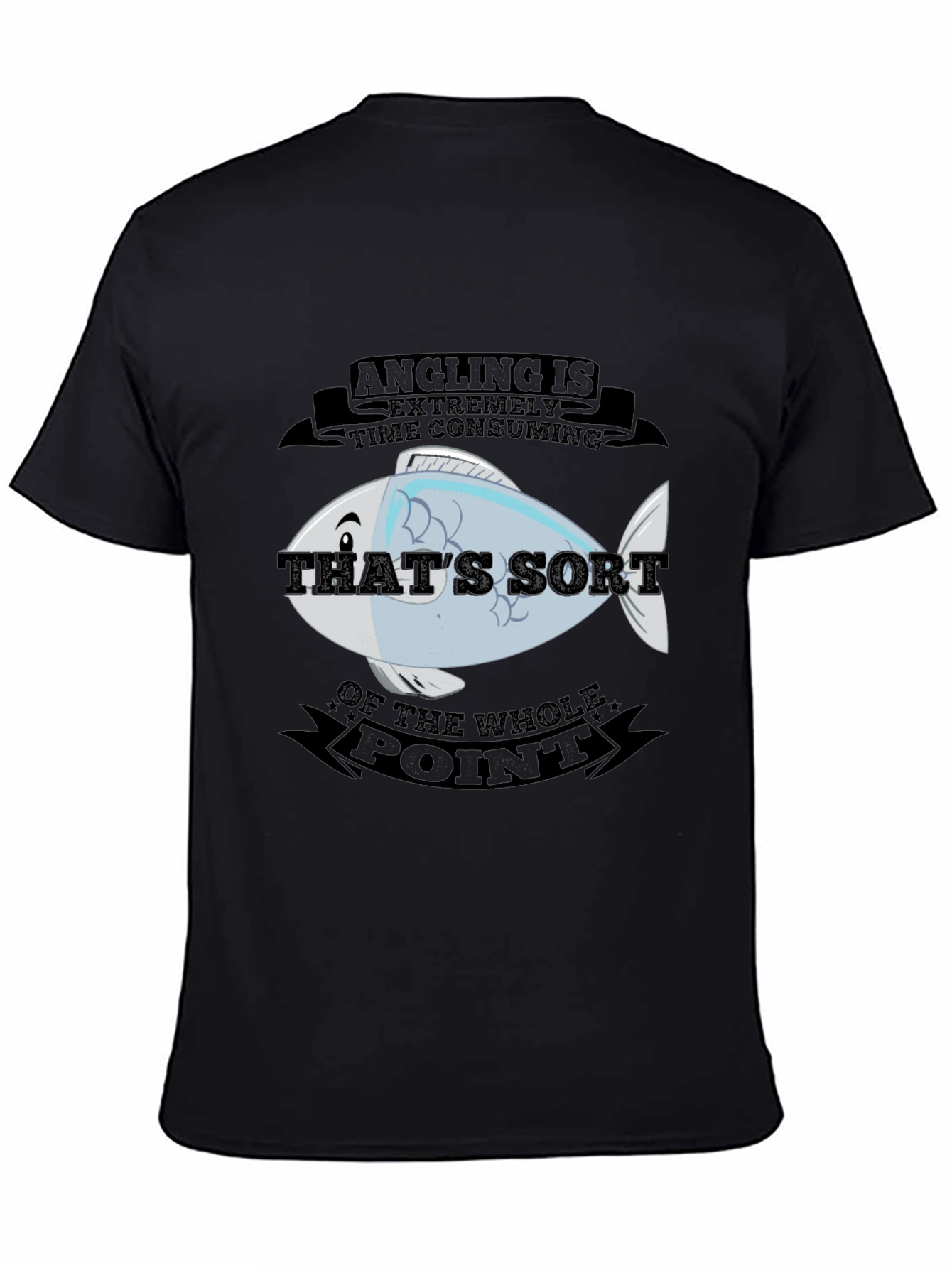 Angling Time Consuming Fish Graphic T-Shirt
