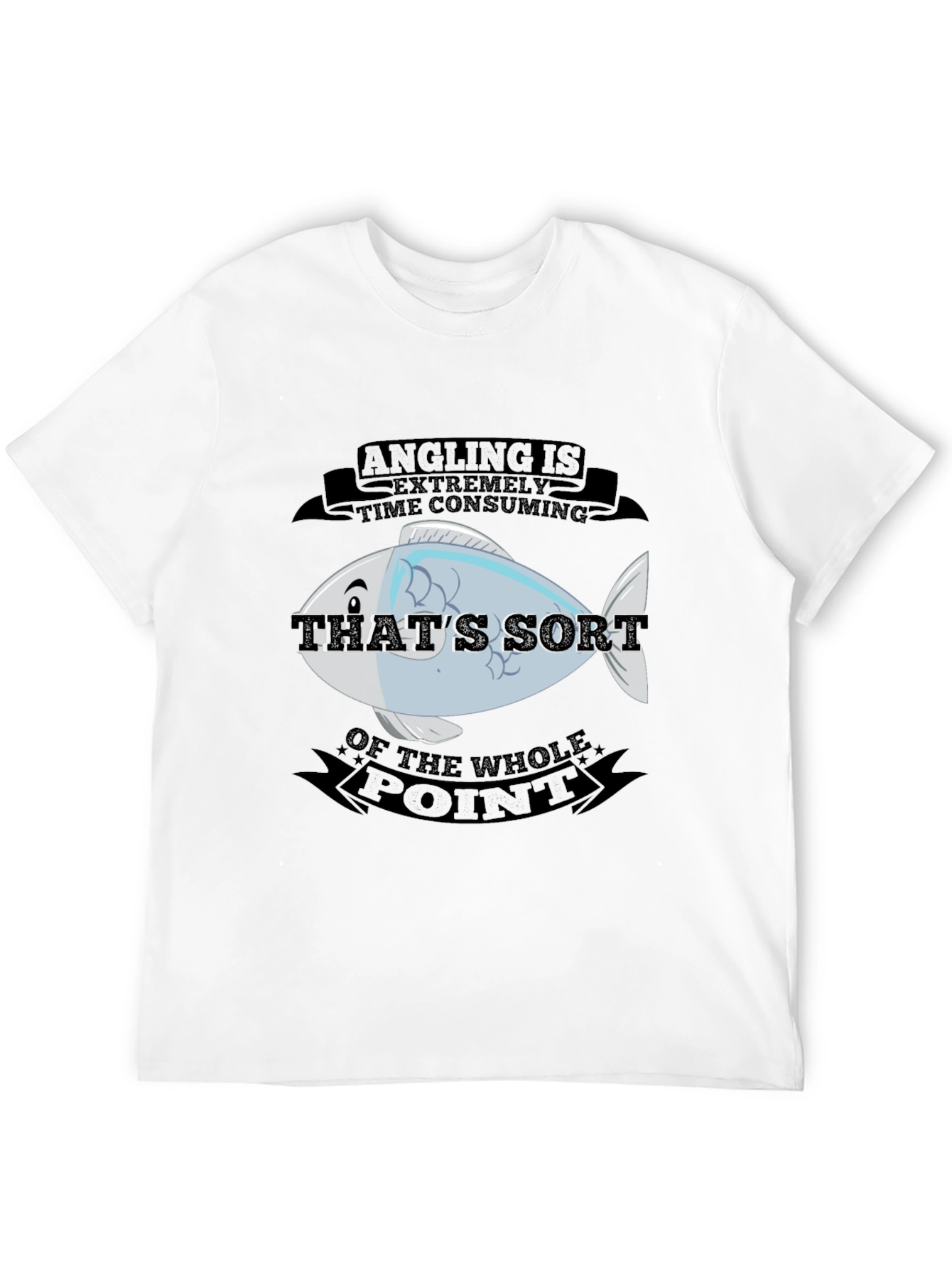 Angling Time Consuming Fish Graphic T-Shirt