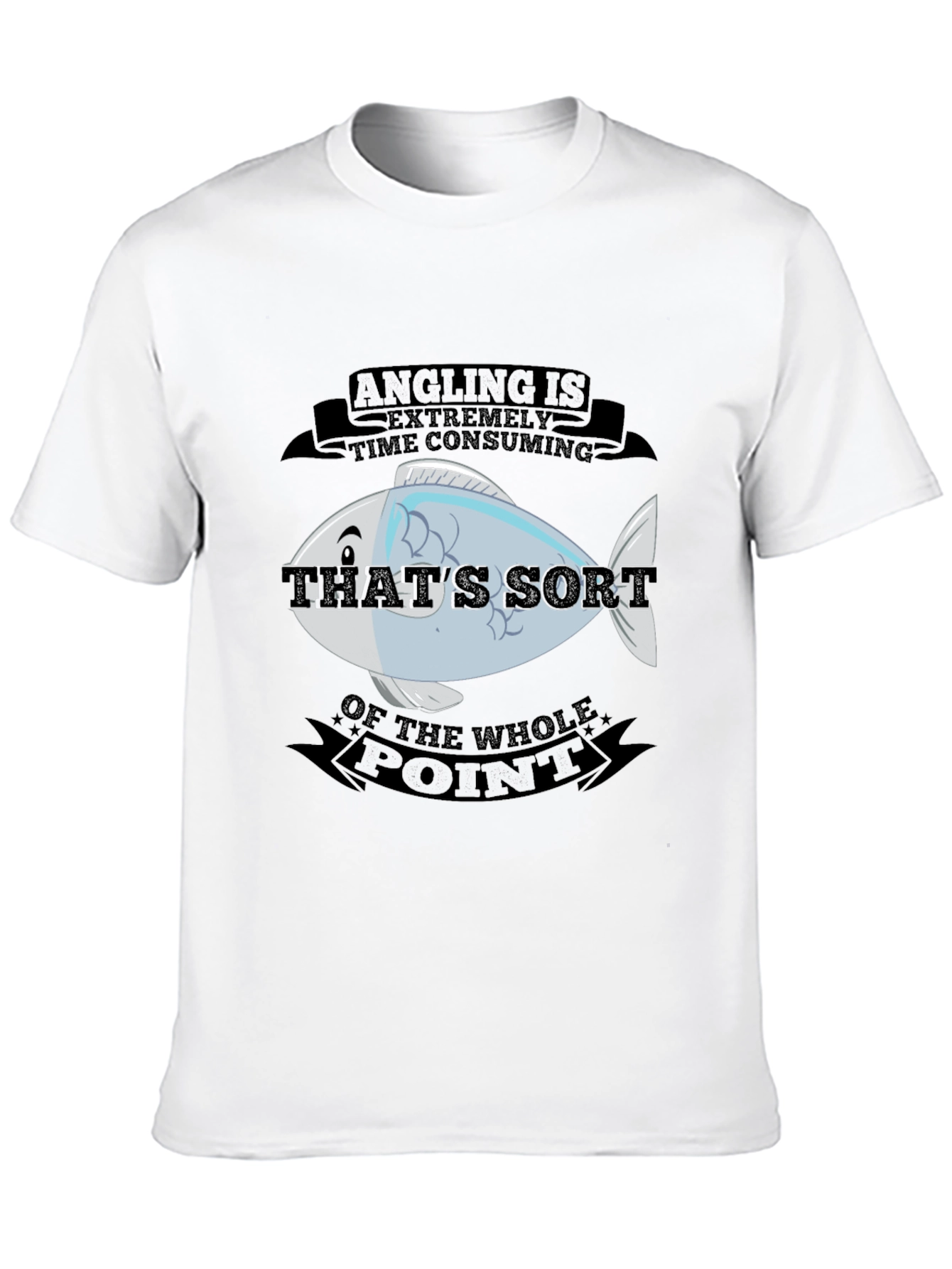 Angling Time Consuming Fish Graphic T-Shirt