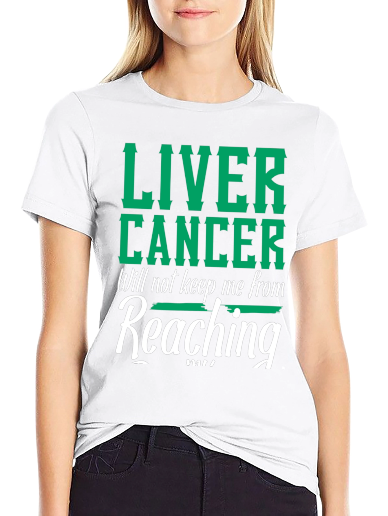Liver Cancer Awareness Graphic T-Shirt