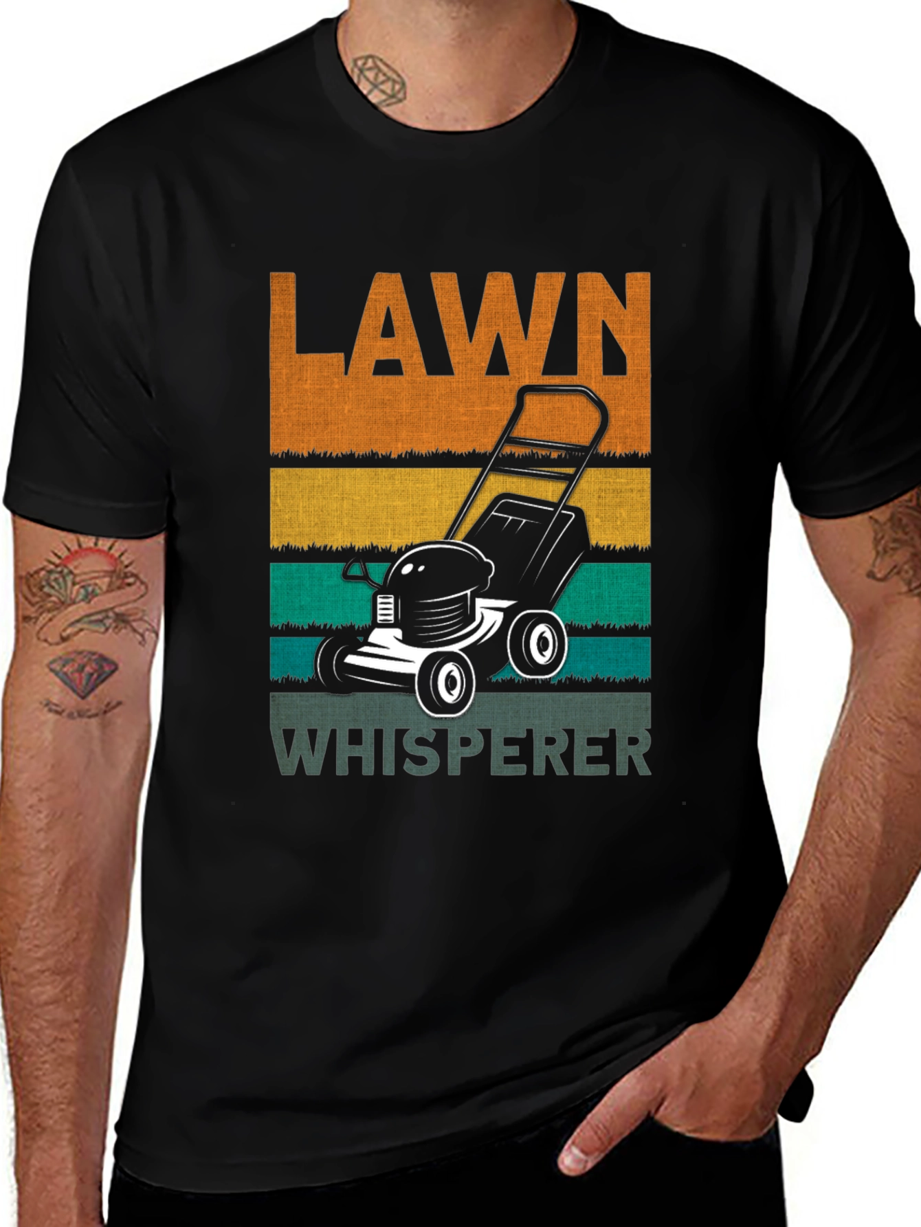 Lawn Whisperer Graphic T-Shirt - Black