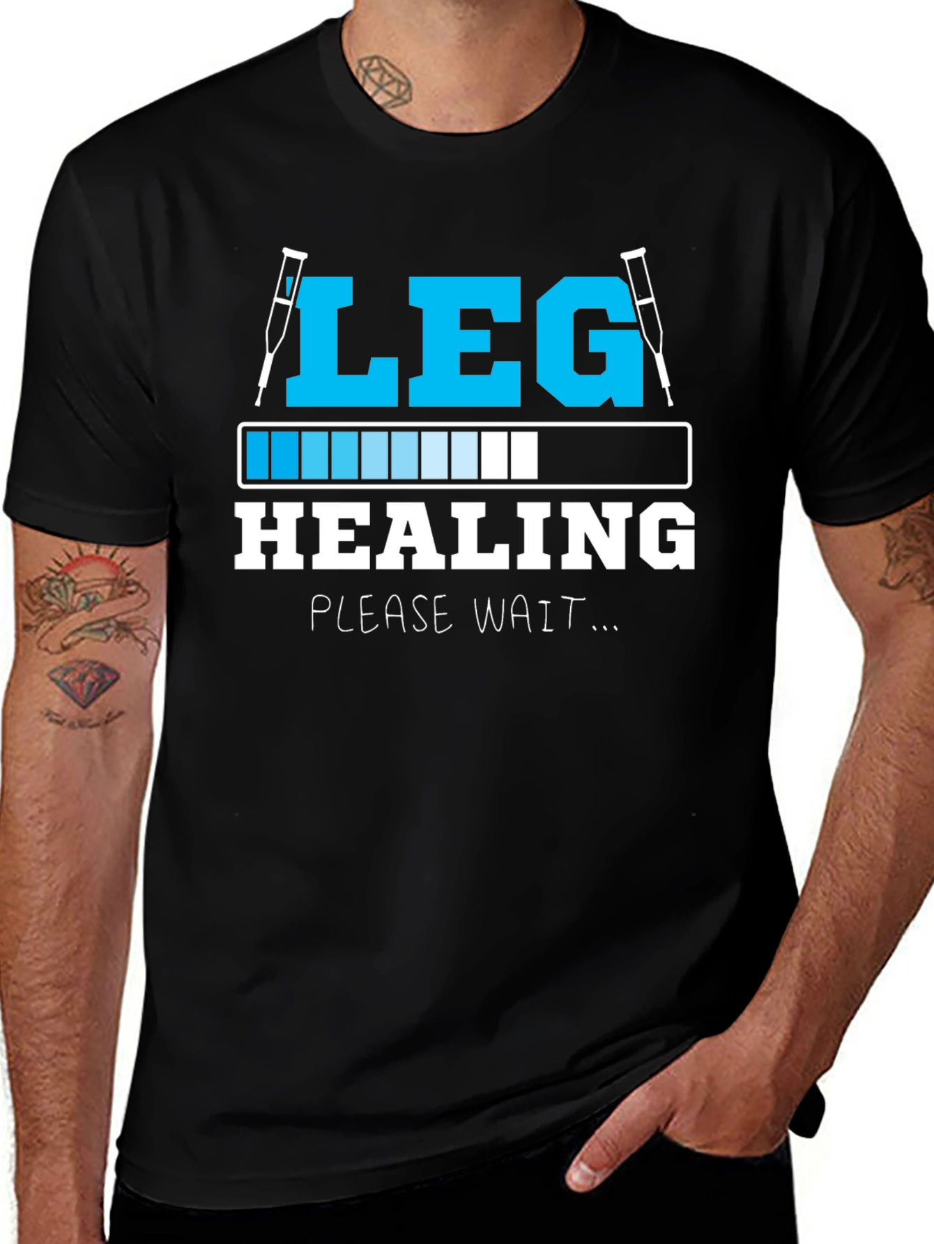 Leg Healing Funny Recovery T-Shirt