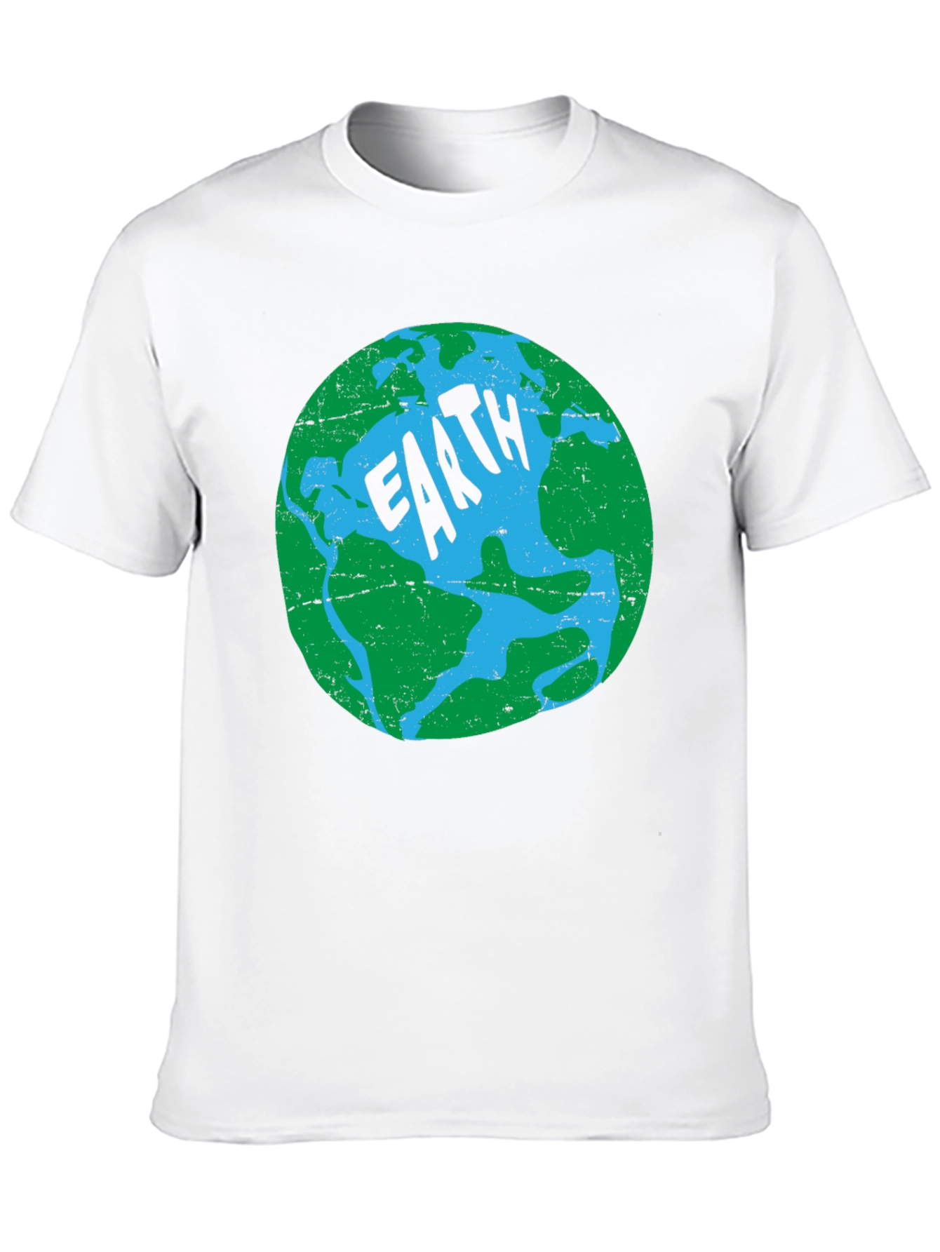Earth Graphic Print T-Shirt - Black