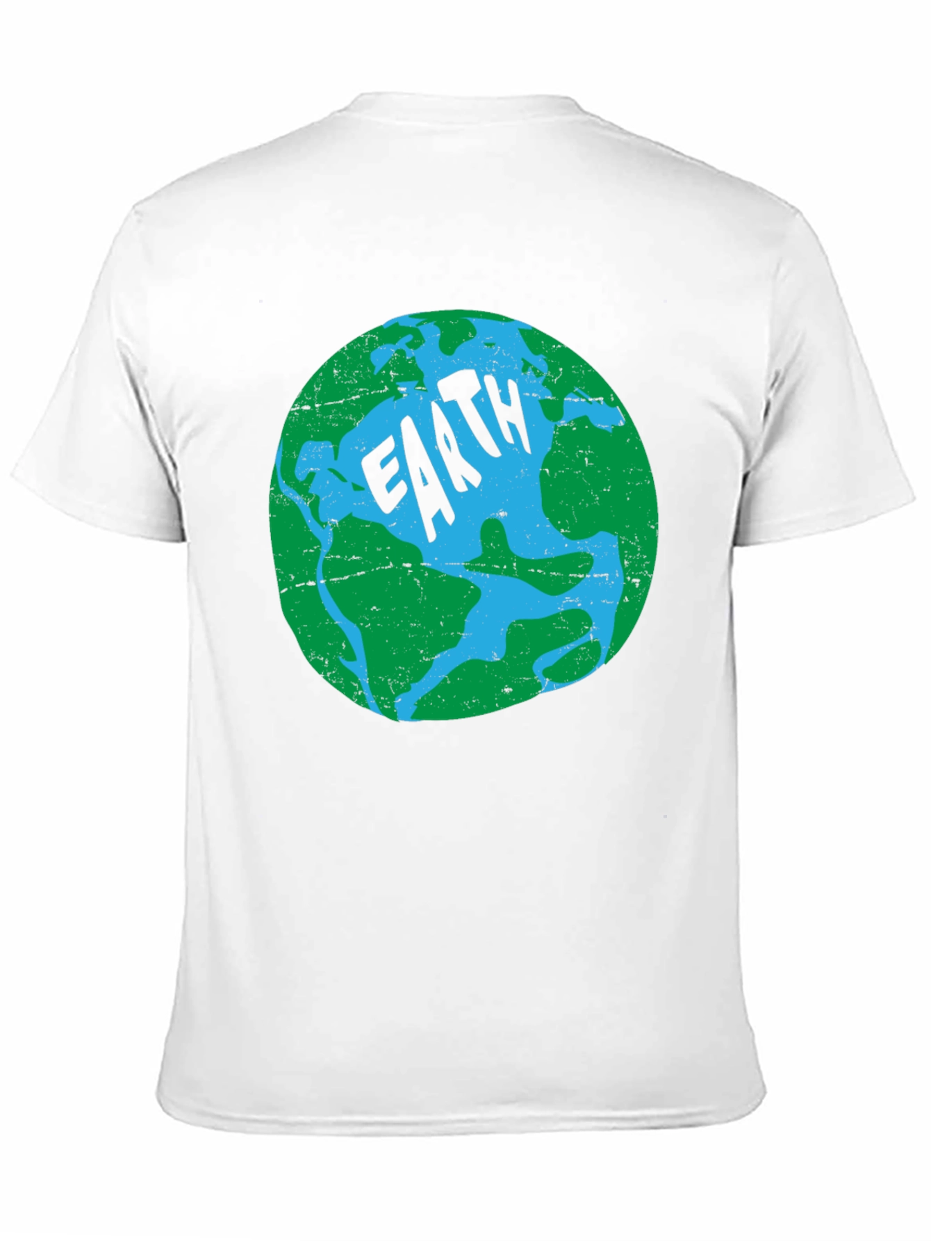 Earth Graphic Print T-Shirt - Black