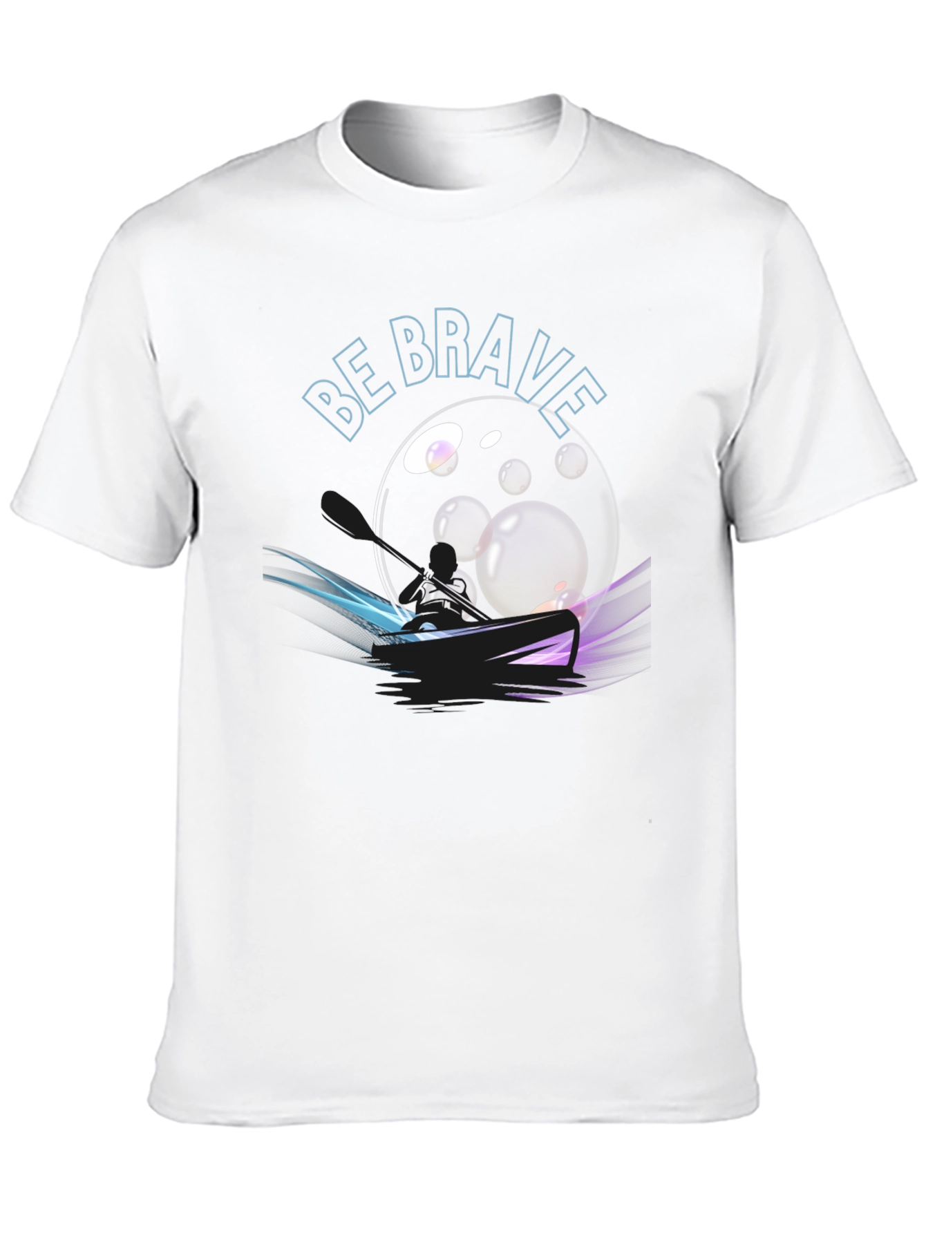 Be Brave Graphic Black T-Shirt