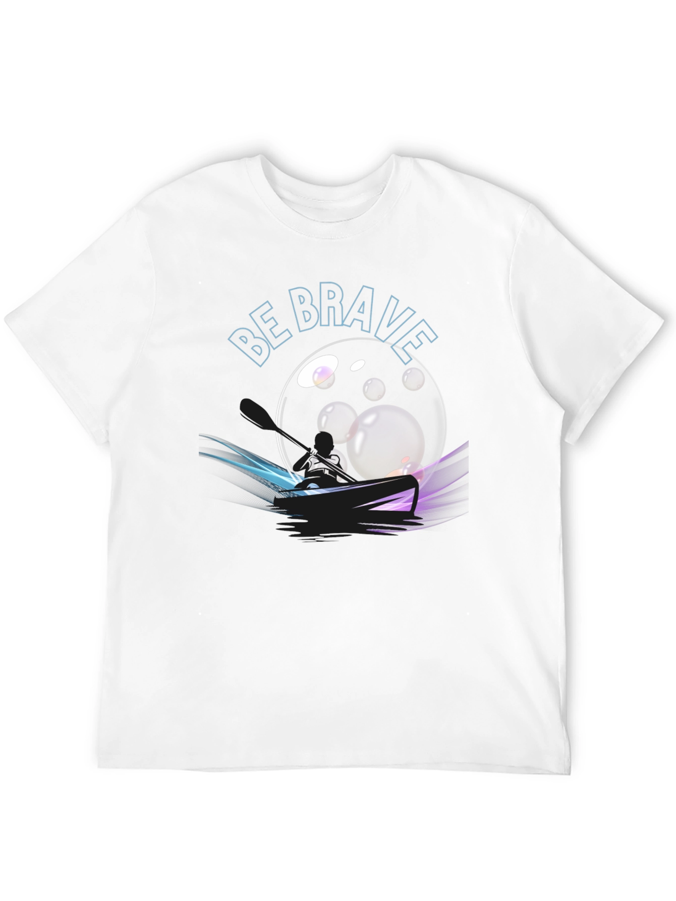 Be Brave Graphic Black T-Shirt