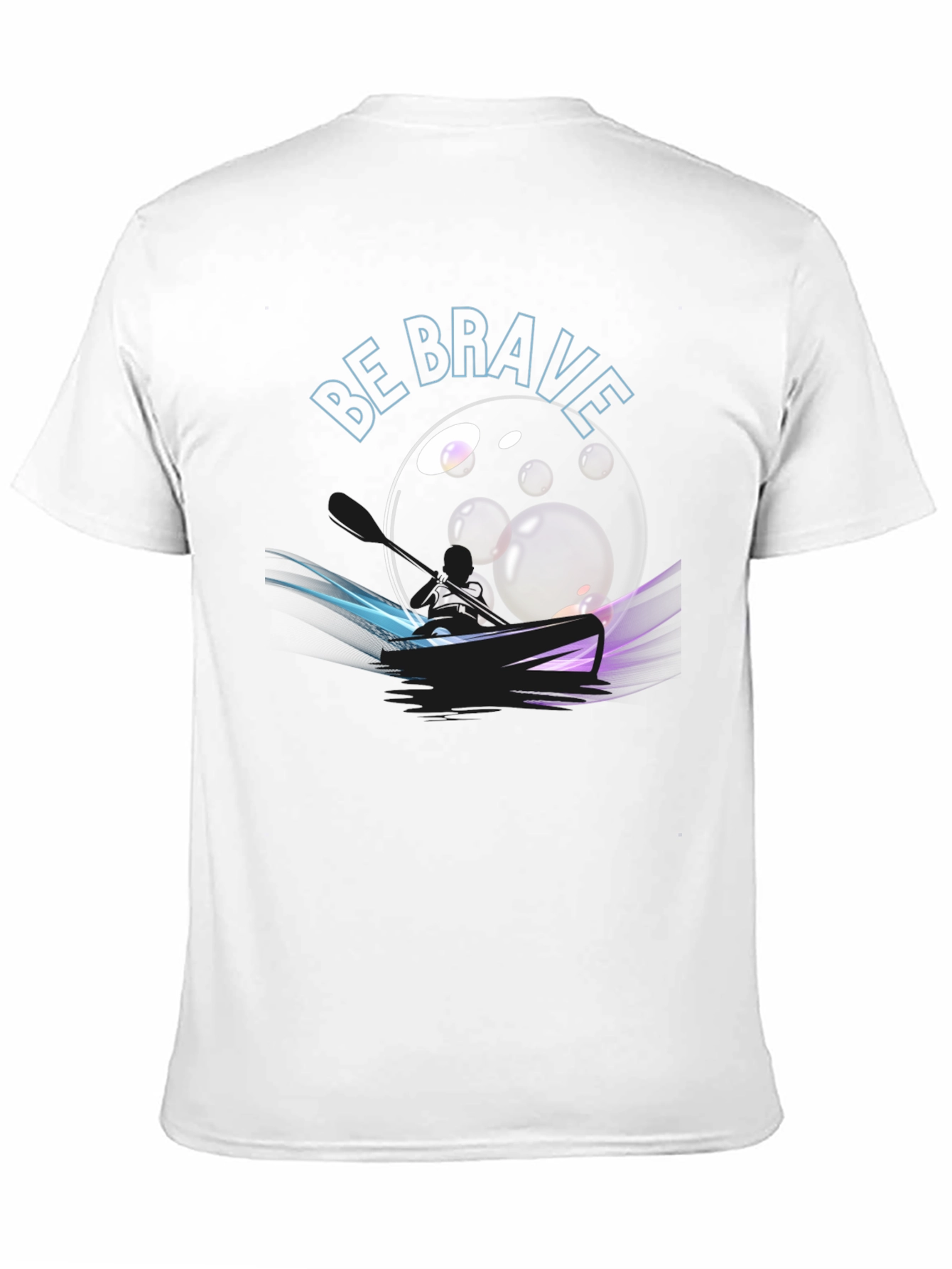 Be Brave Graphic Black T-Shirt