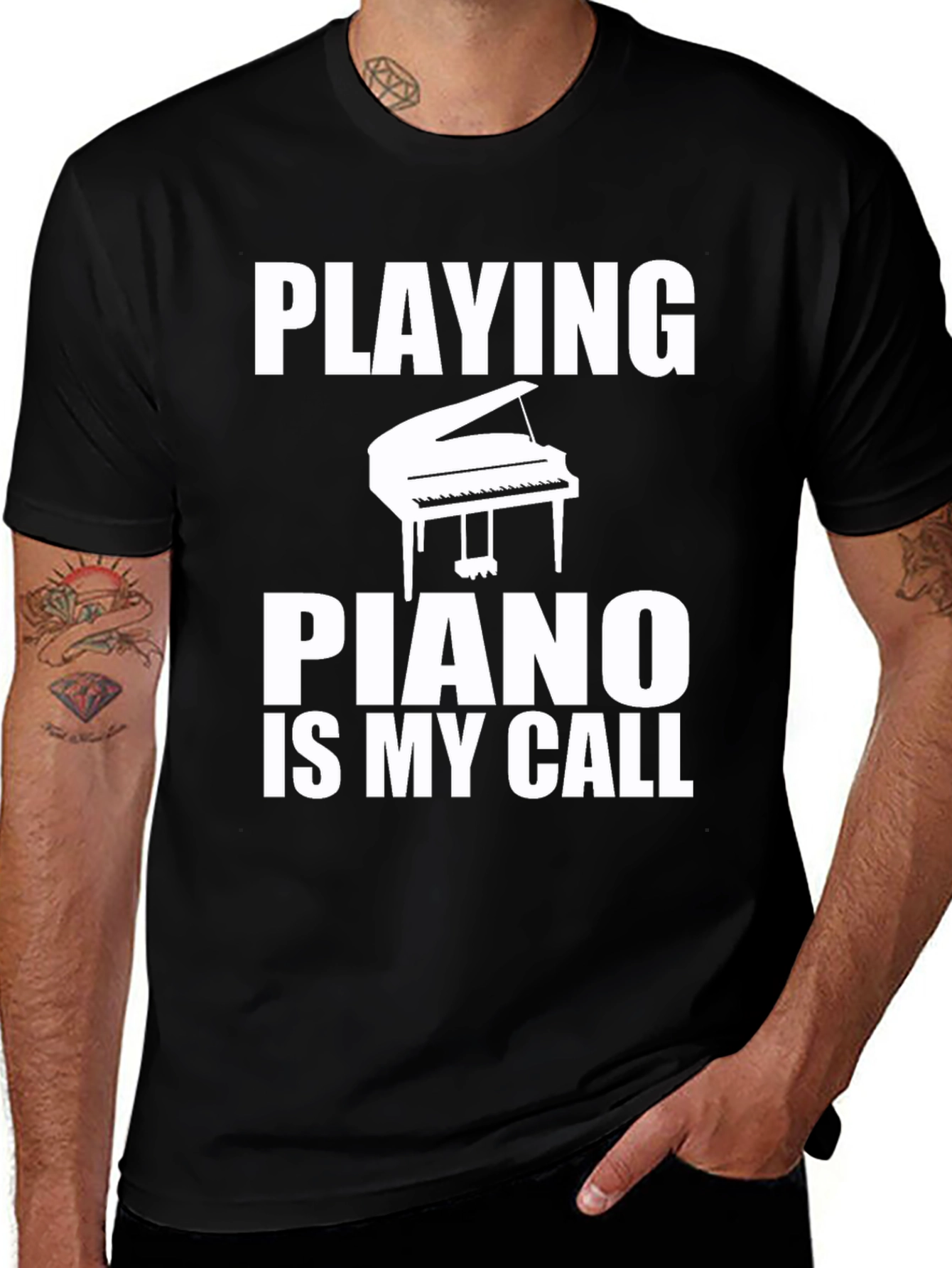 Piano Player T-Shirt - Music Lover Tee