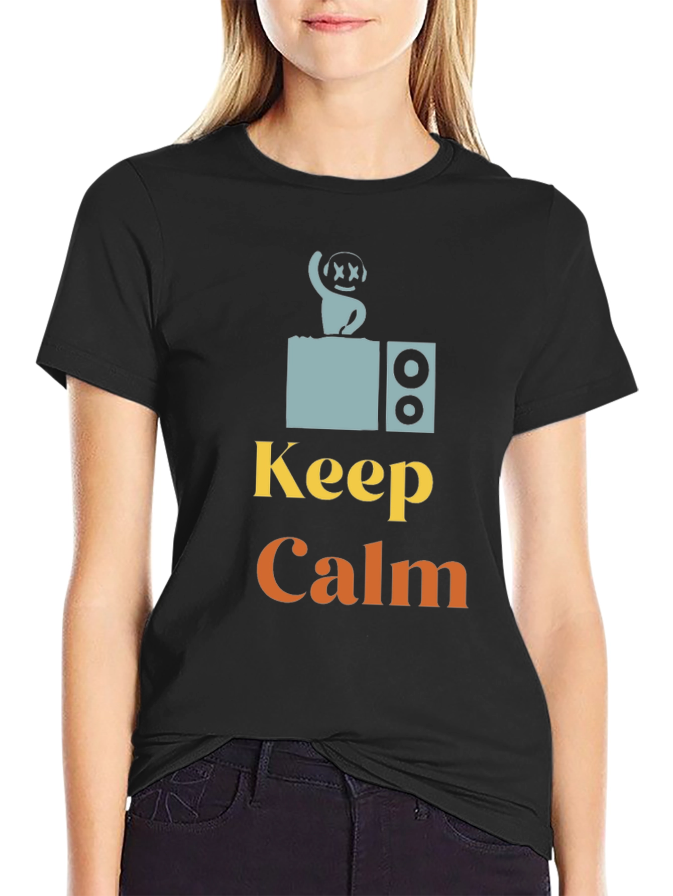 Keep Calm DJ T-Shirt - Cool Graphic Tee