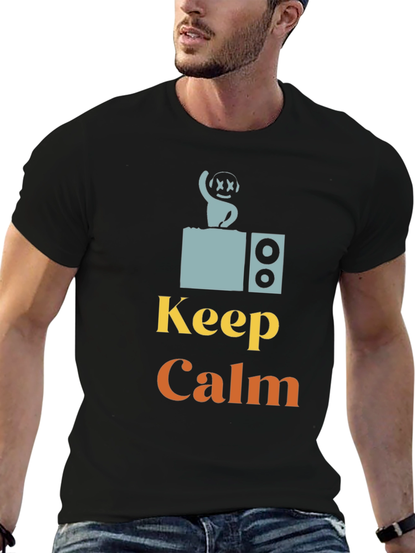 Keep Calm DJ T-Shirt - Cool Graphic Tee