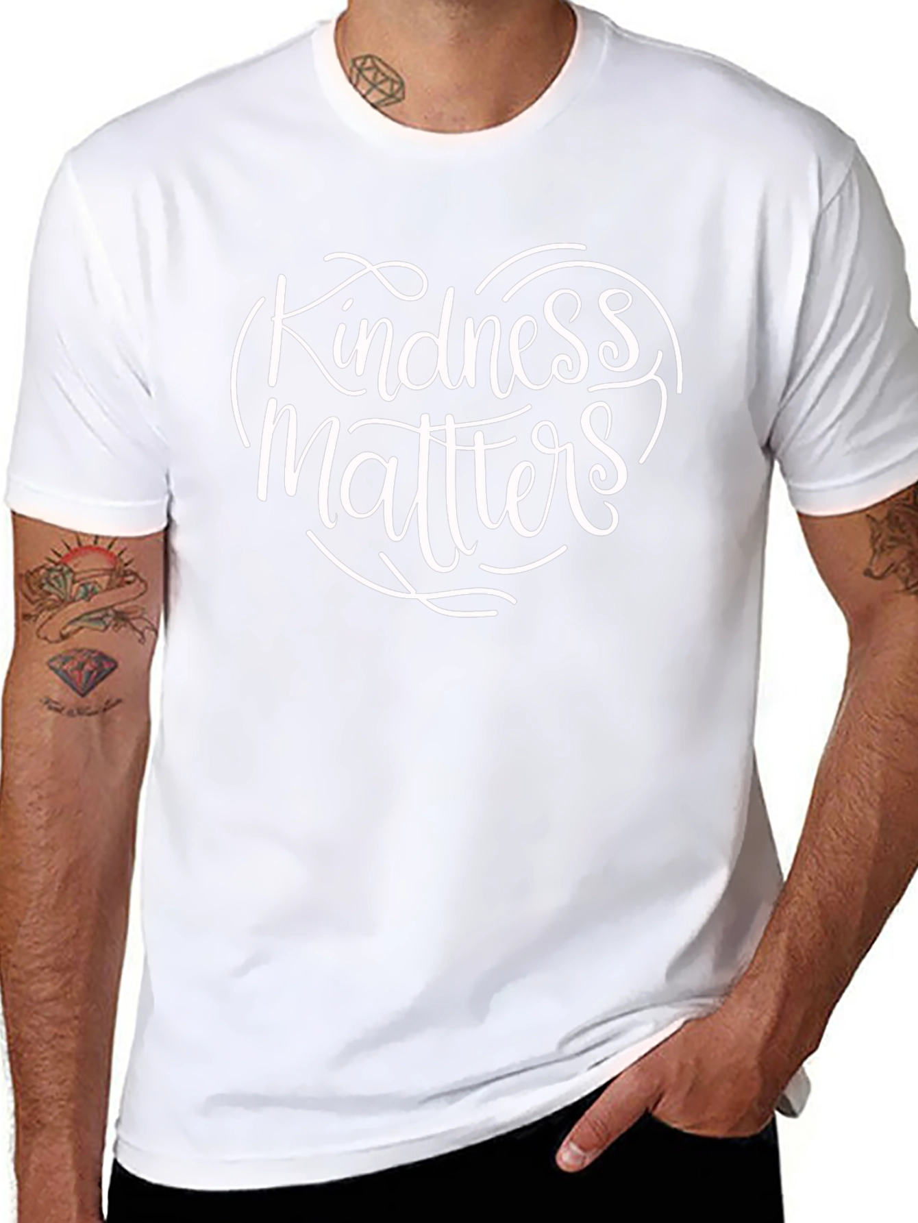 Kindness Matters Graphic Tee - Black Unisex Shirt
