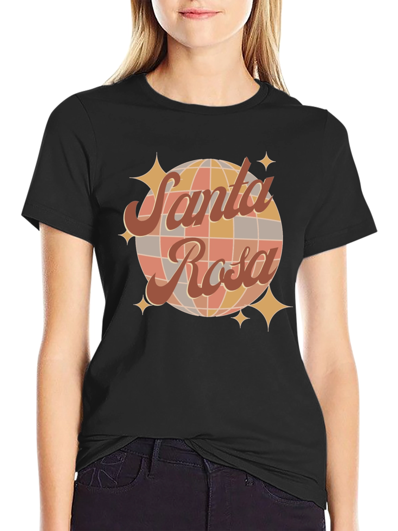 Retro Santa Rosa Graphic T-Shirt