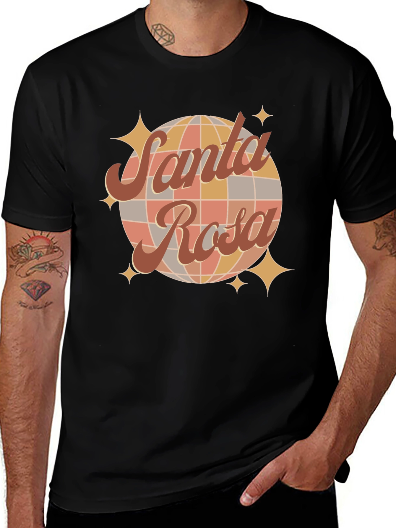 Retro Santa Rosa Graphic T-Shirt