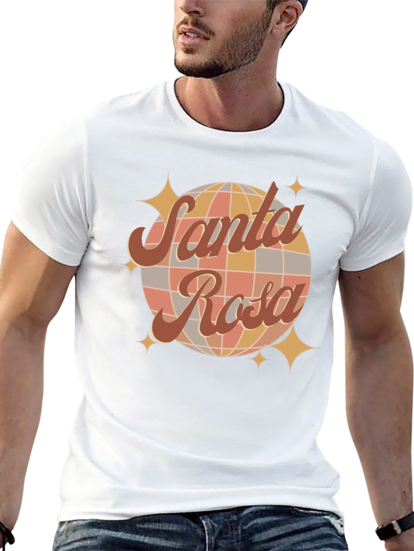 Retro Santa Rosa Graphic T-Shirt