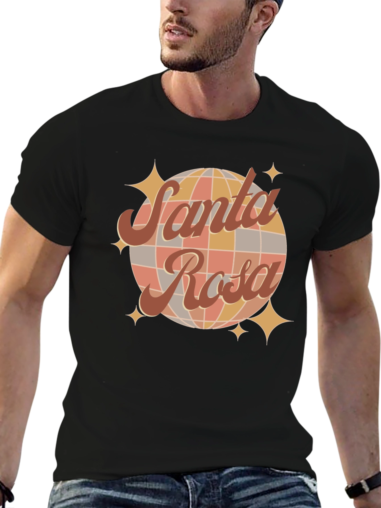 Retro Santa Rosa Graphic T-Shirt