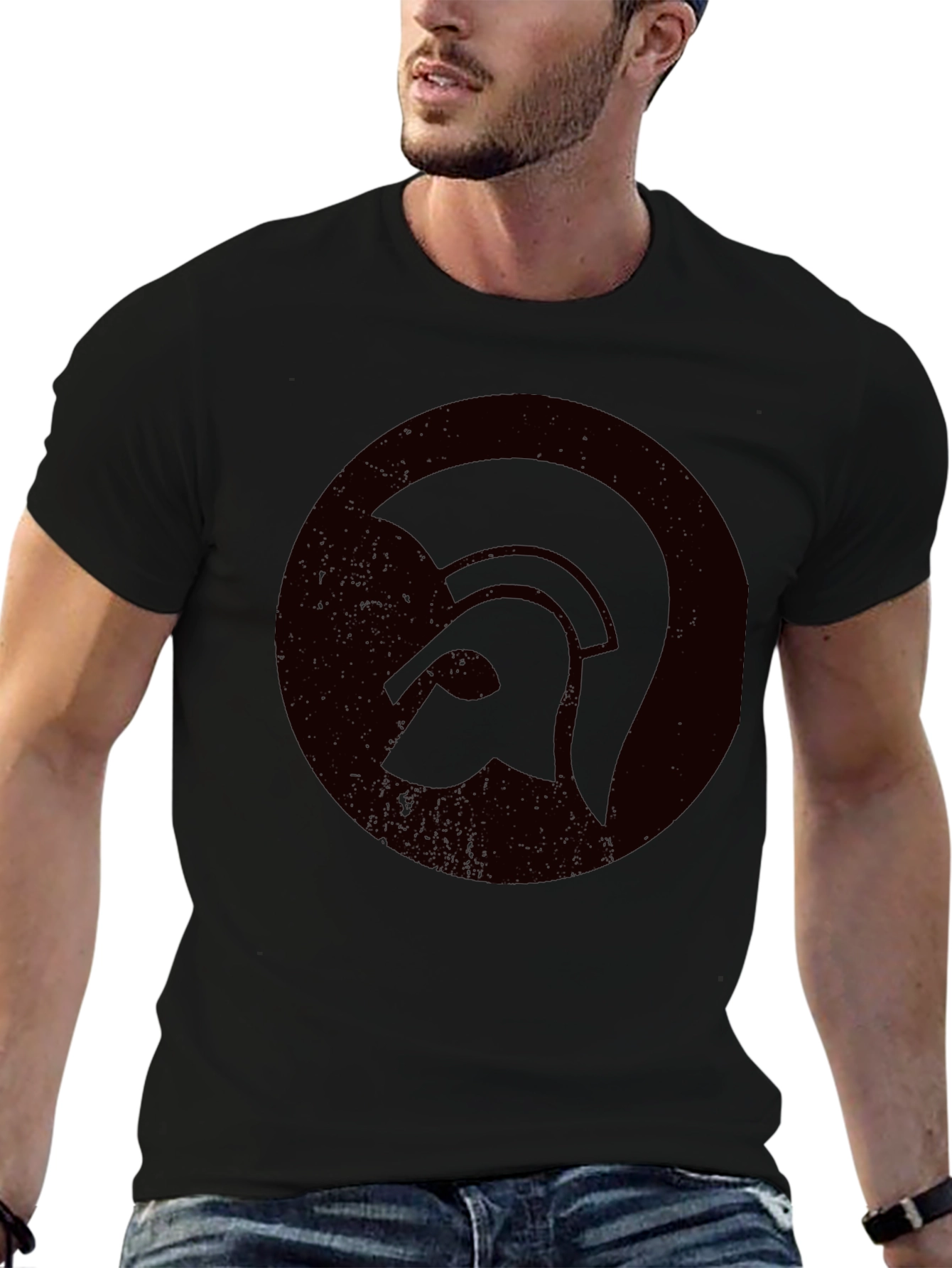 Spartan Helmet Graphic T-Shirt
