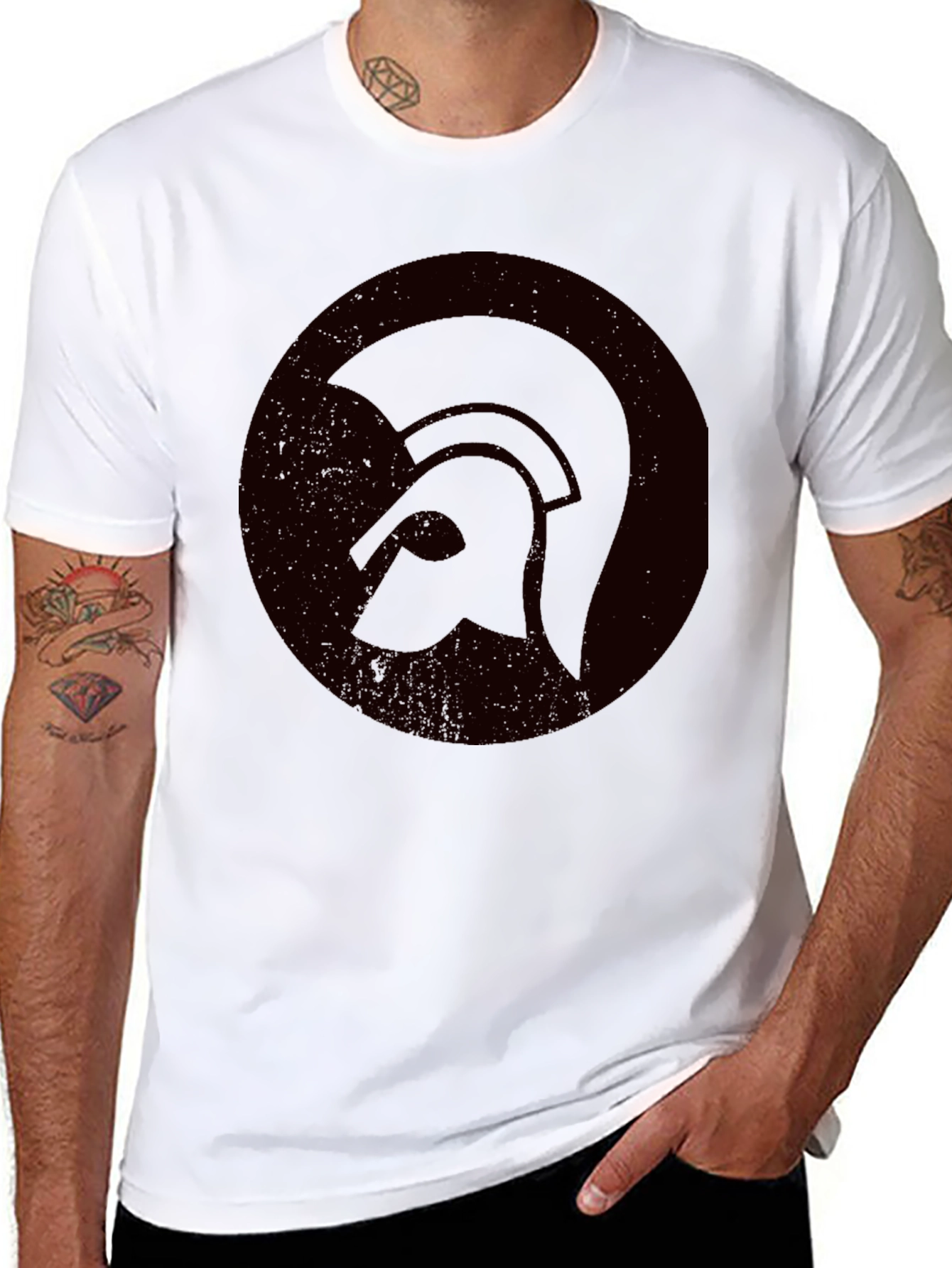 Spartan Helmet Graphic T-Shirt