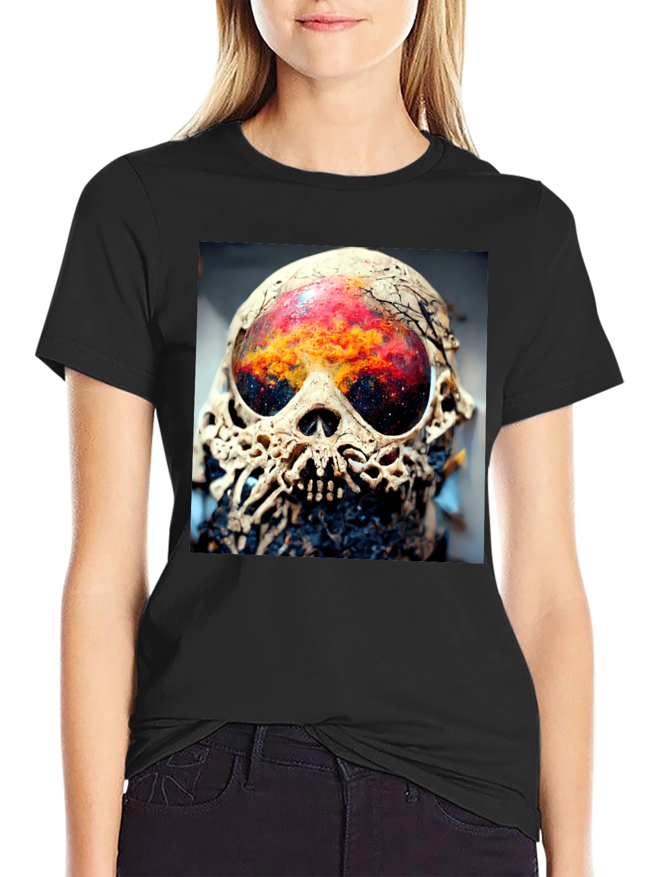 Cosmic Skull Graphic Tee