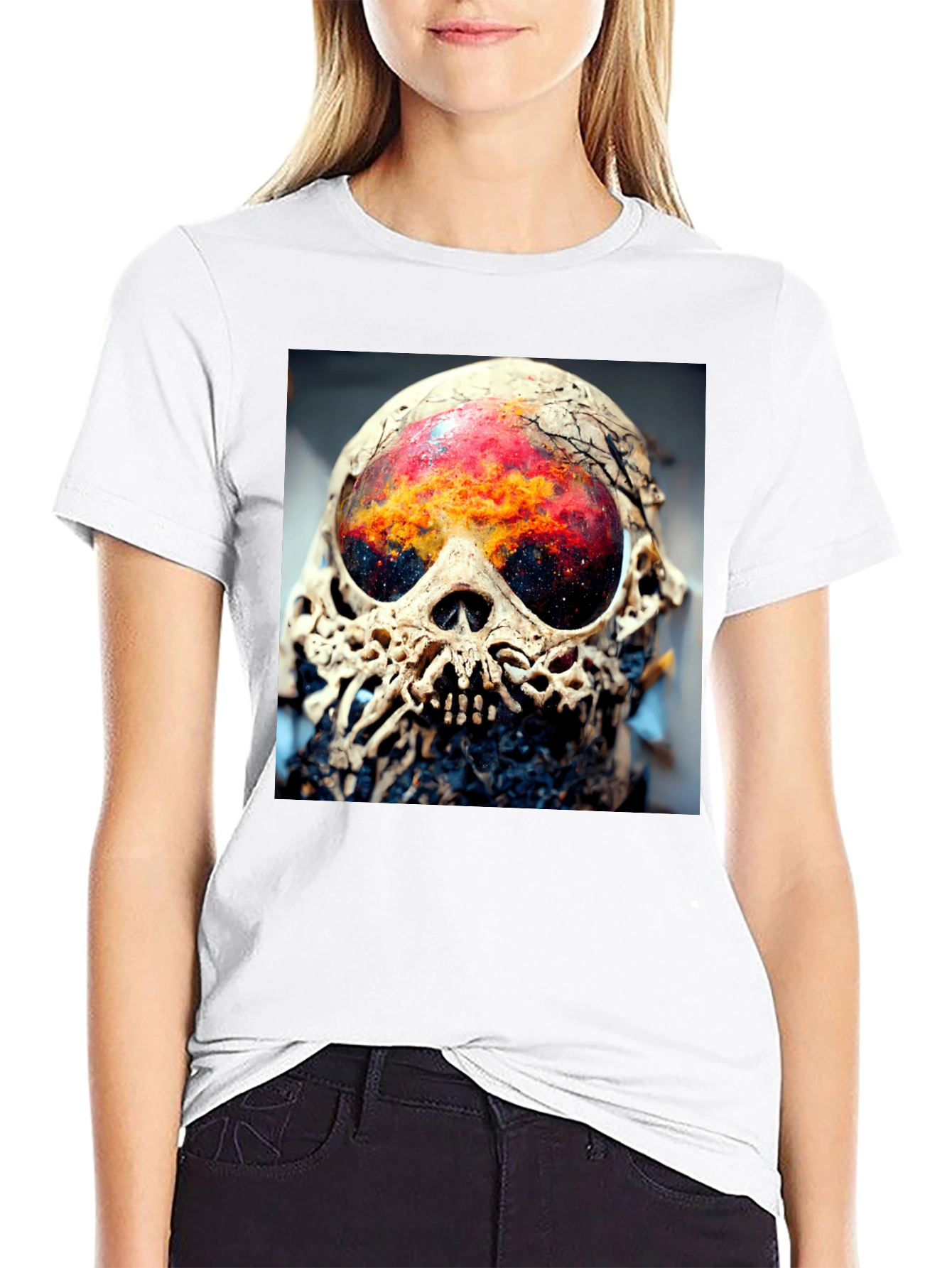 Cosmic Skull Graphic Tee