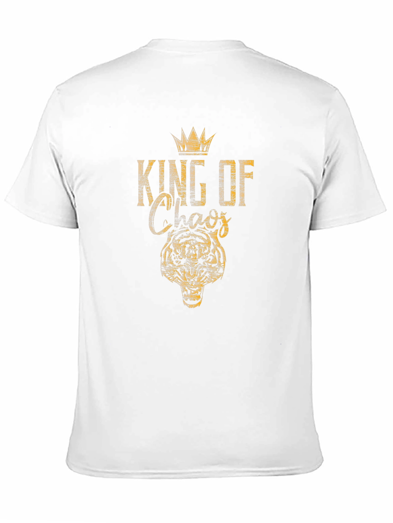 King of Chaos Tiger Graphic T-Shirt - Black