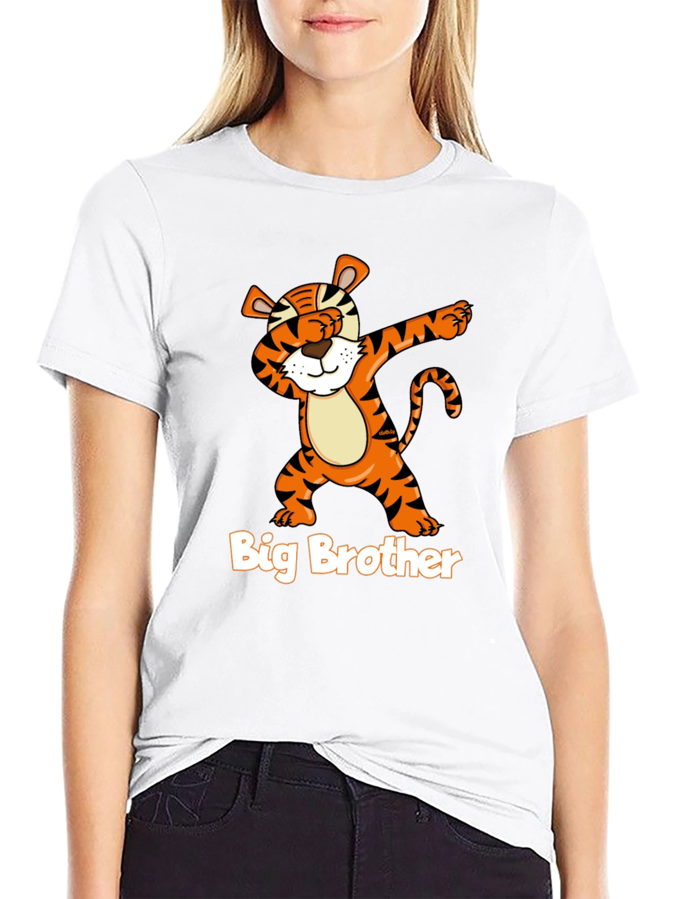 Big Brother Tiger Dab Graphic T-Shirt