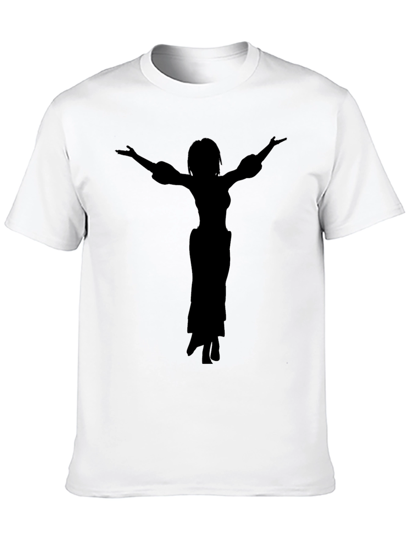 Silhouette Graphic T-Shirt - Casual Cotton Tee