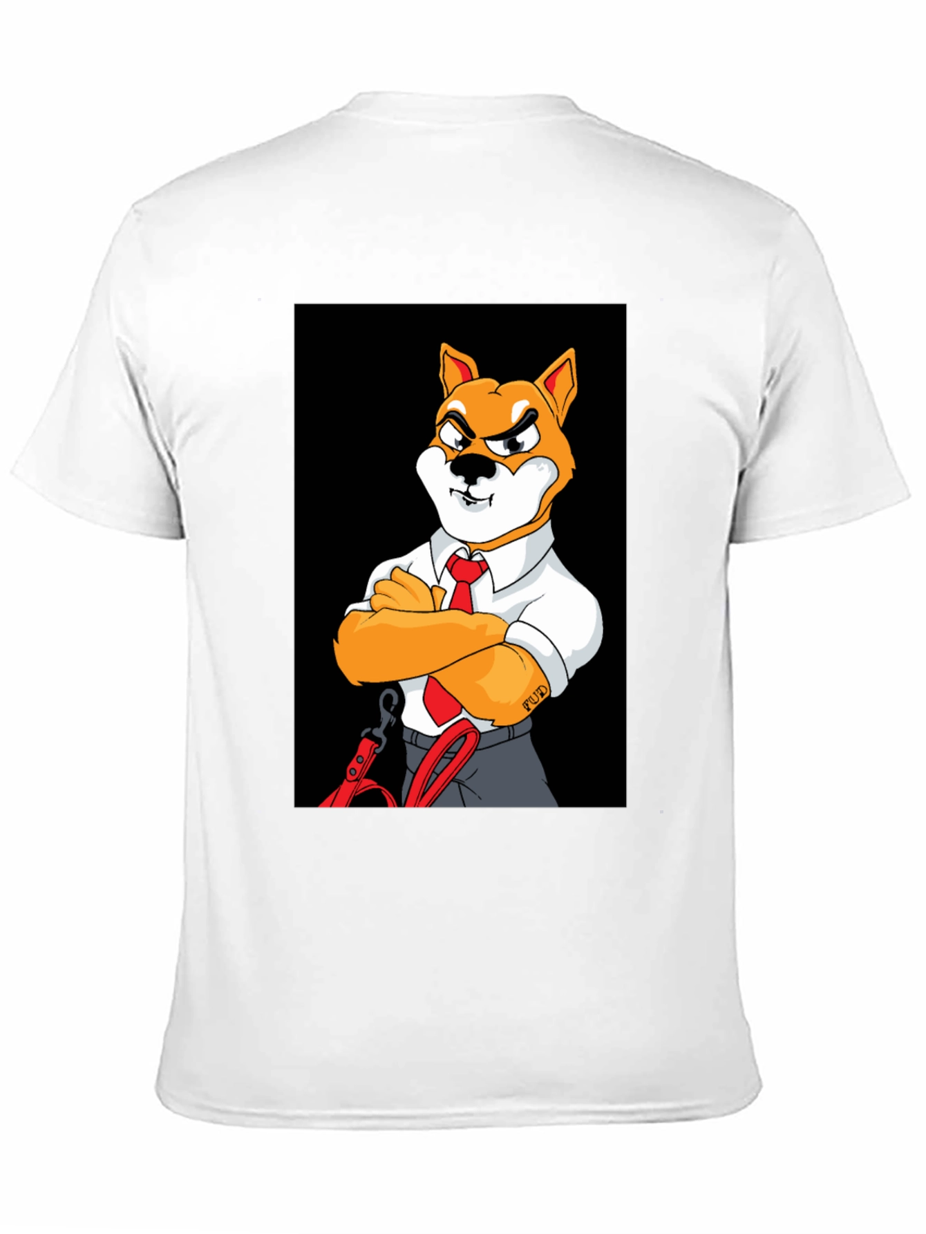 Dog Boss T-Shirt - Shiba Inu Cartoon Design