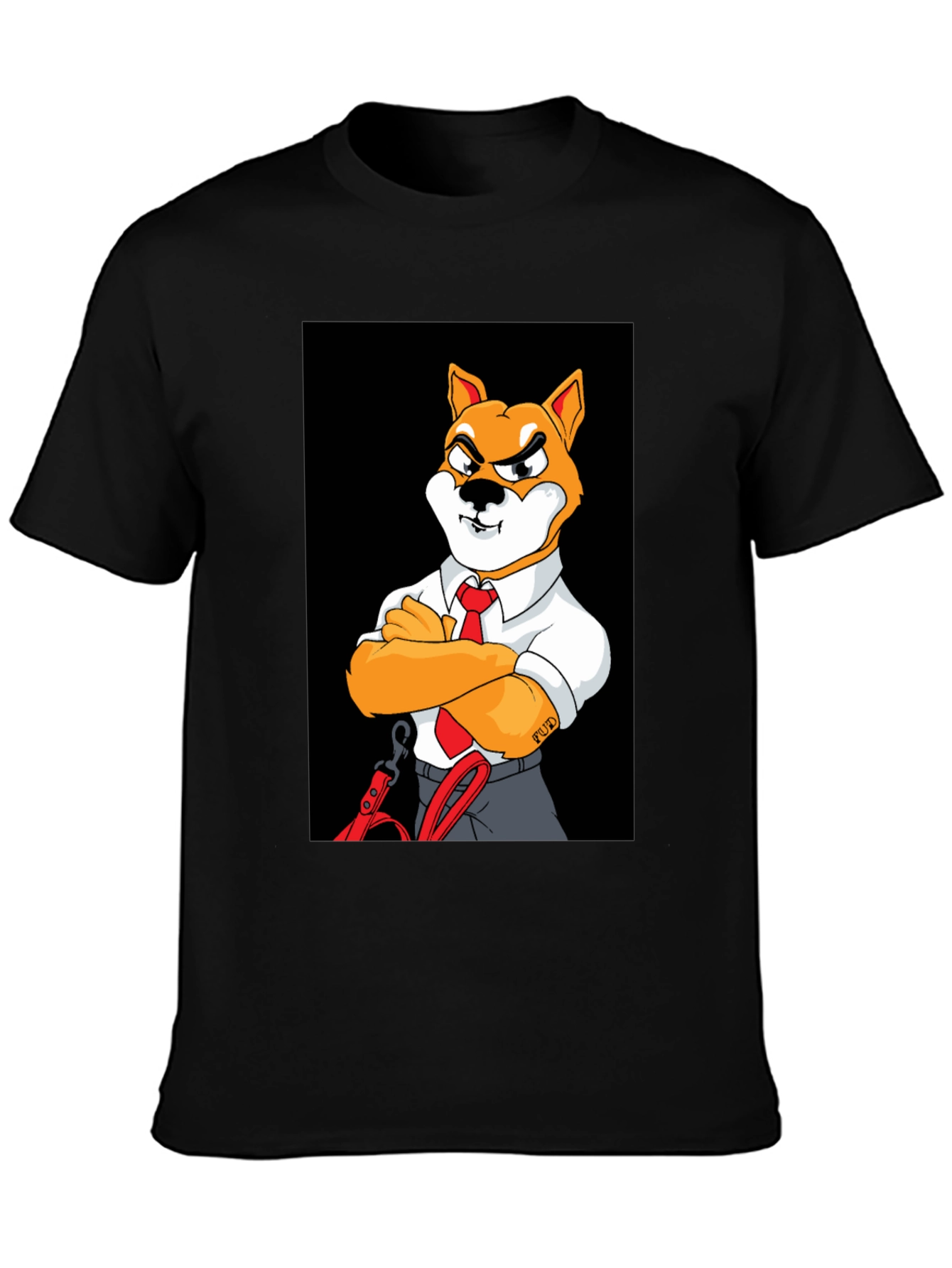 Dog Boss T-Shirt - Shiba Inu Cartoon Design