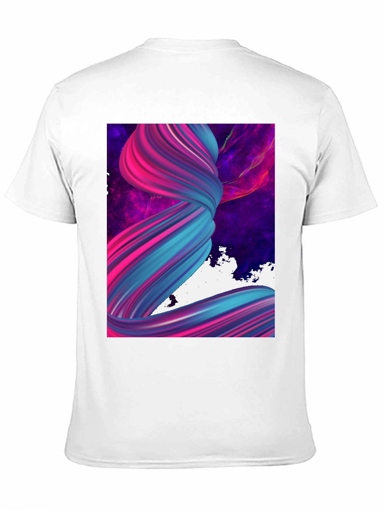Abstract Swirl Graphic Tee - Modern Art T-Shirt