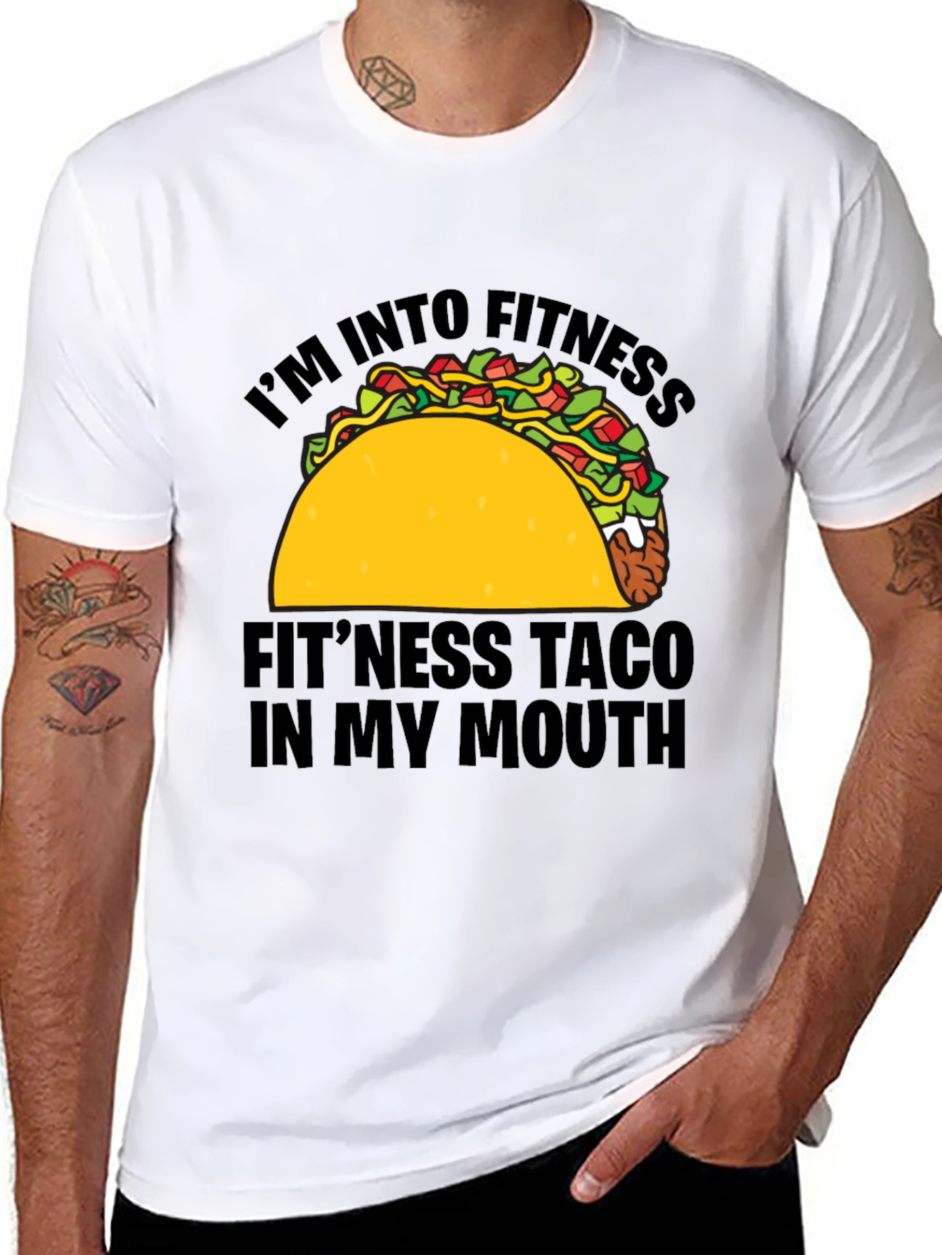 Fitness Taco T-Shirt - Funny Workout Tee