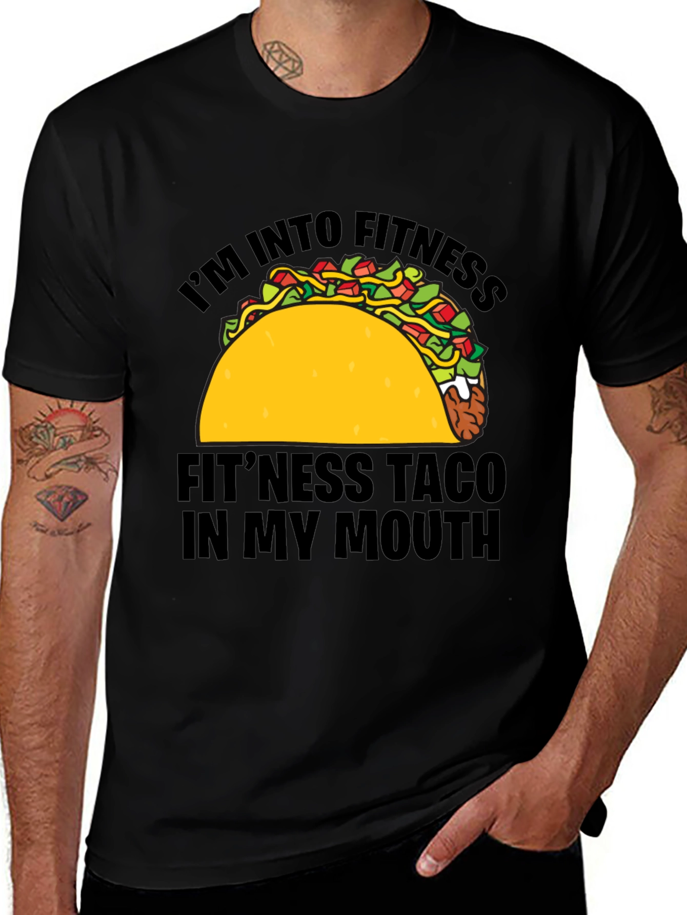 Fitness Taco T-Shirt - Funny Workout Tee