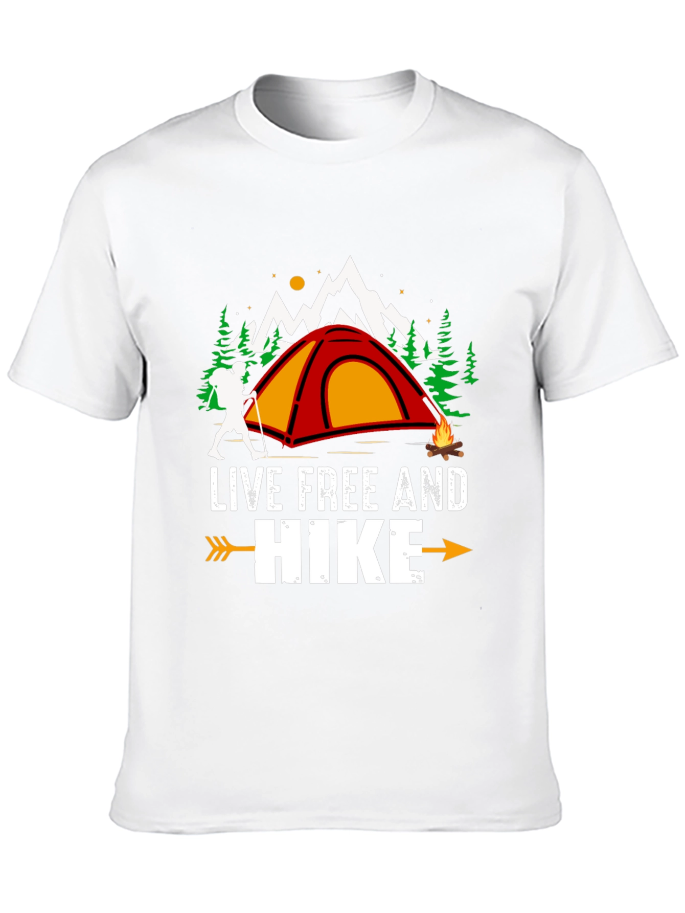 Live Free and Hike Graphic Tee