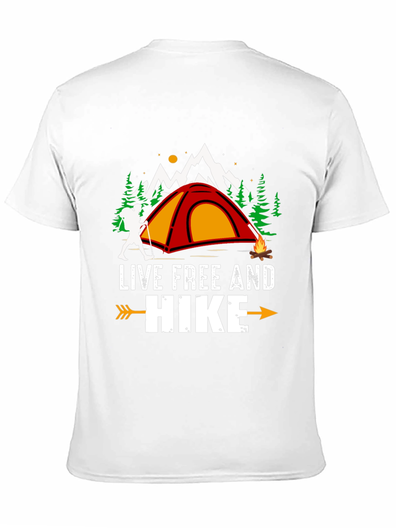 Live Free and Hike Graphic Tee