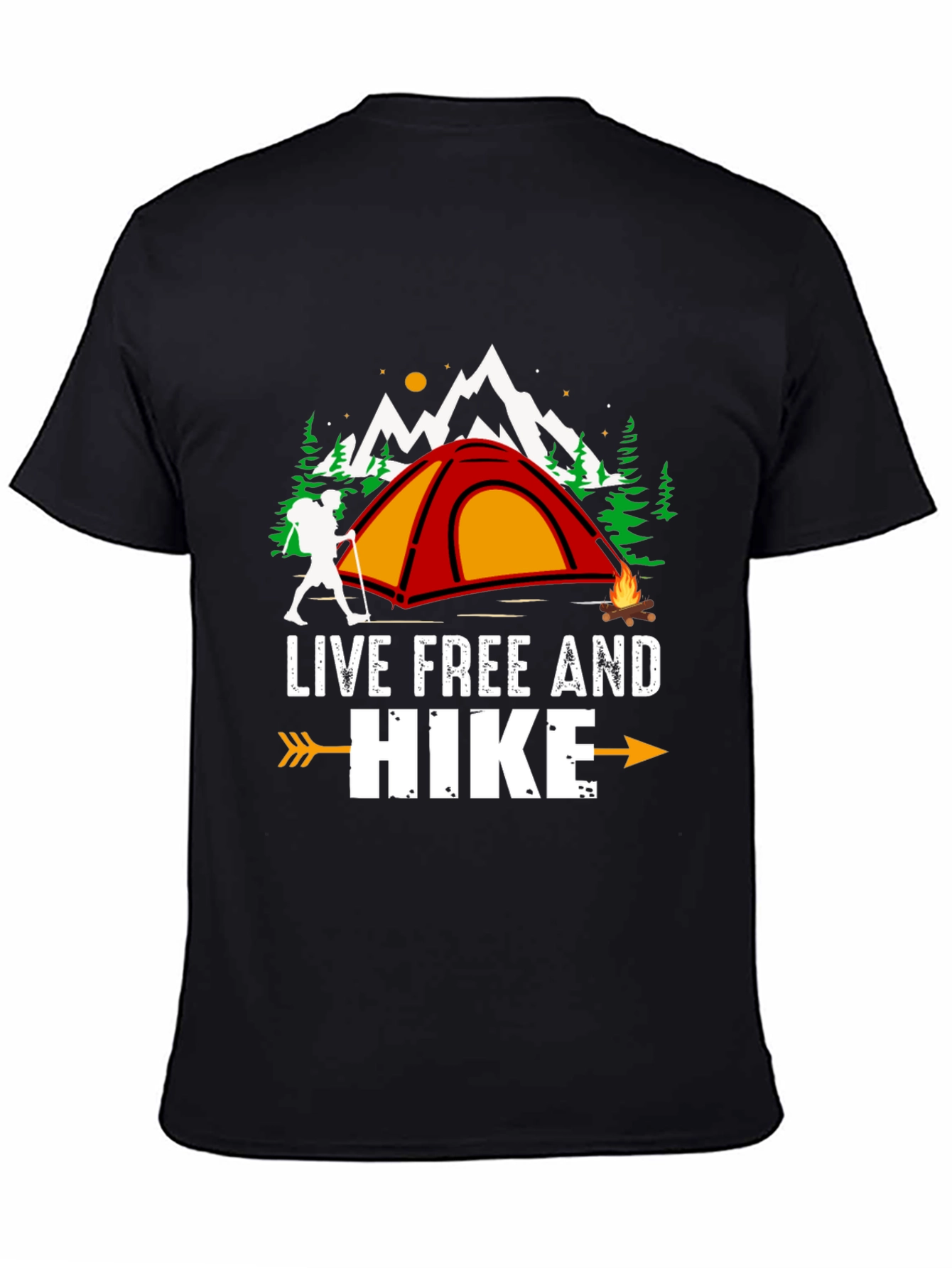Live Free and Hike Graphic Tee
