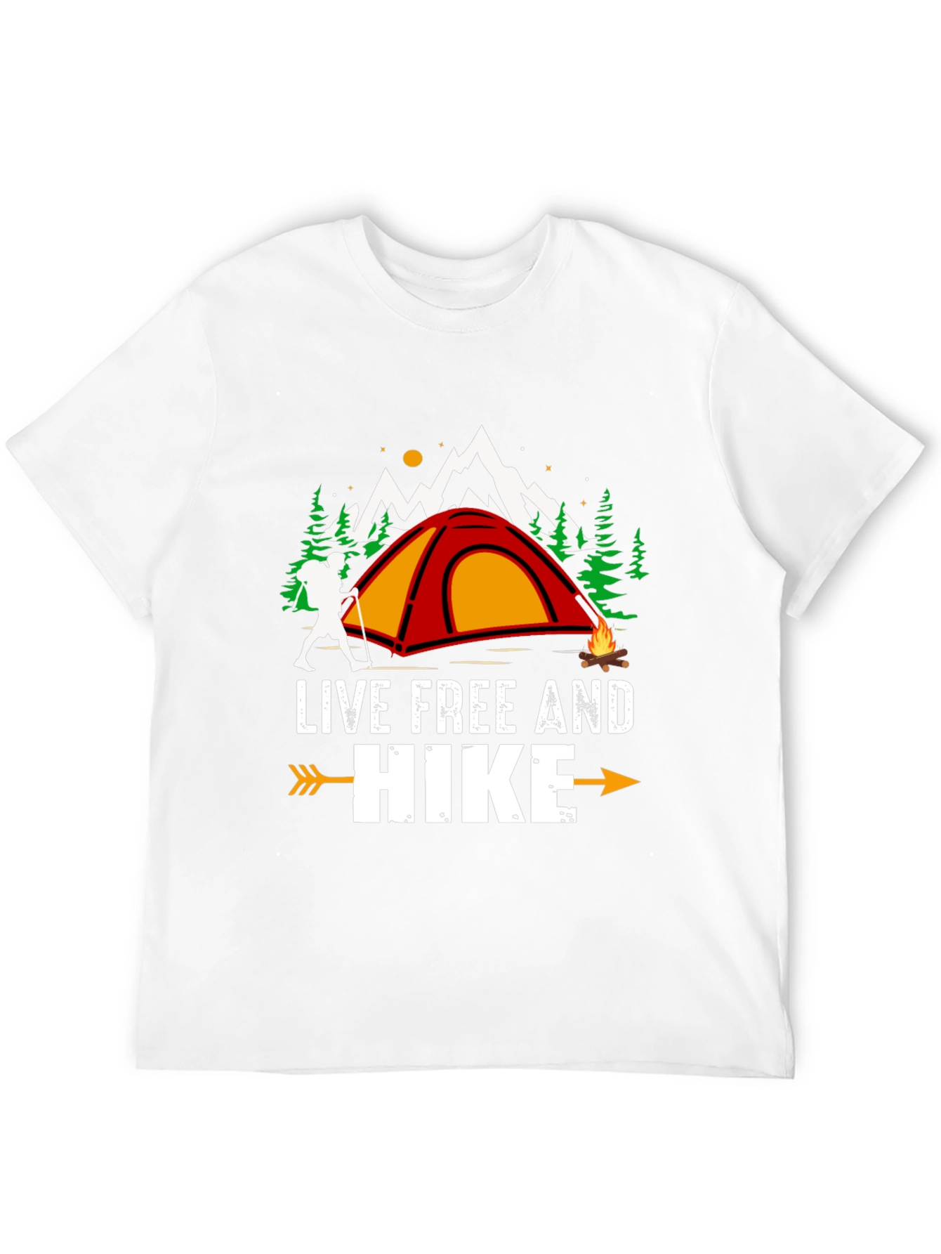 Live Free and Hike Graphic Tee
