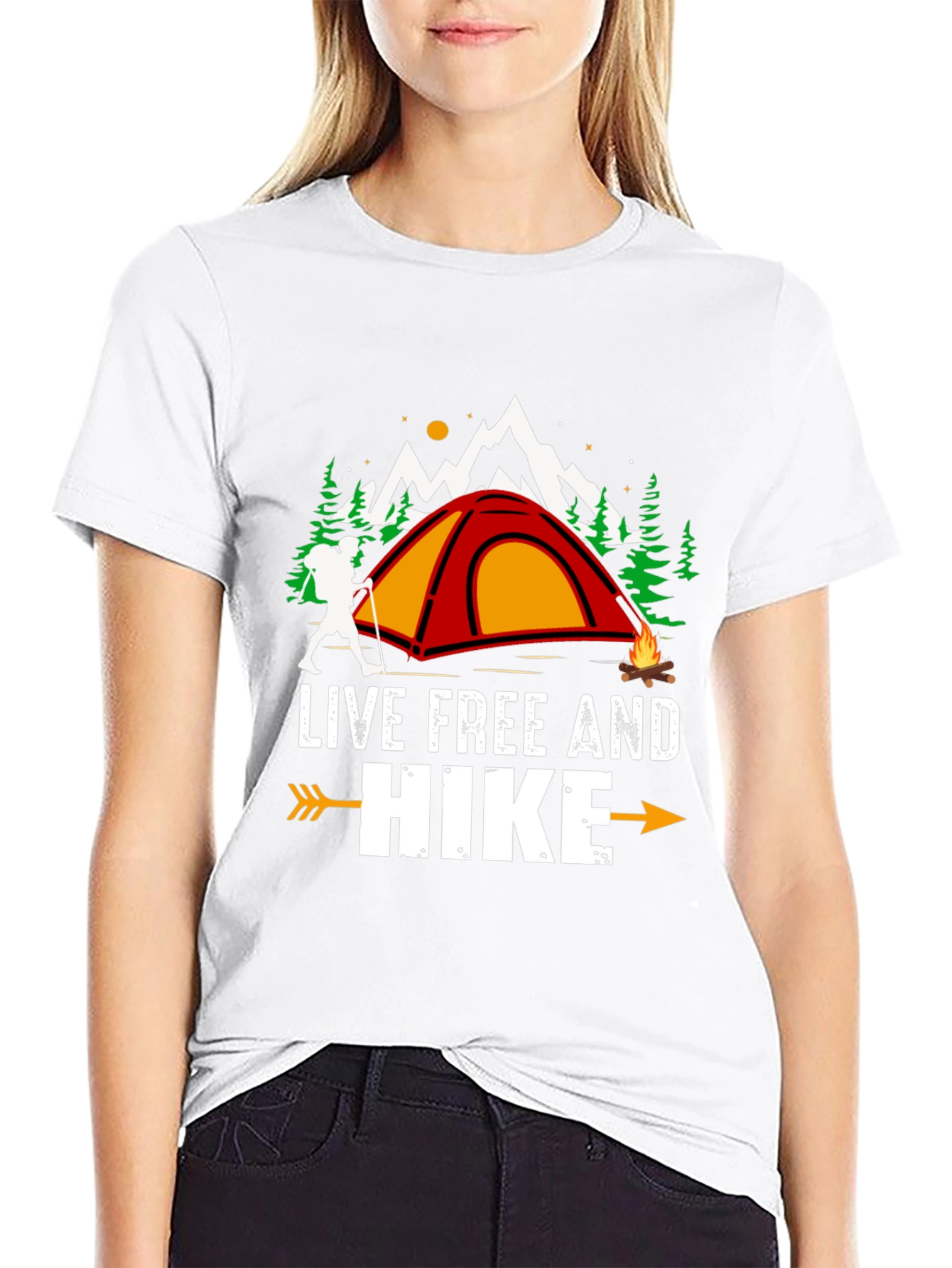 Live Free and Hike Graphic Tee