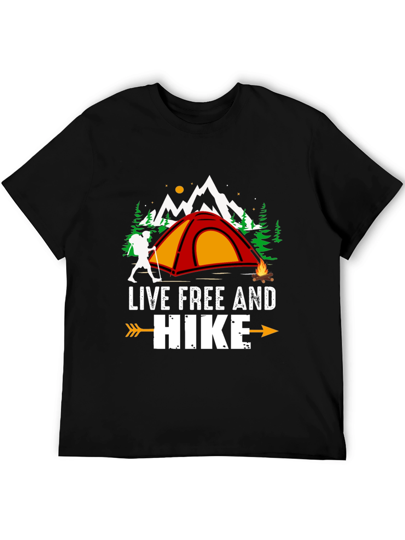 Live Free and Hike Graphic Tee