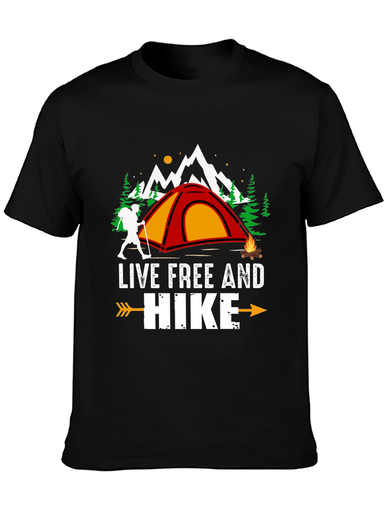 Live Free and Hike Graphic Tee