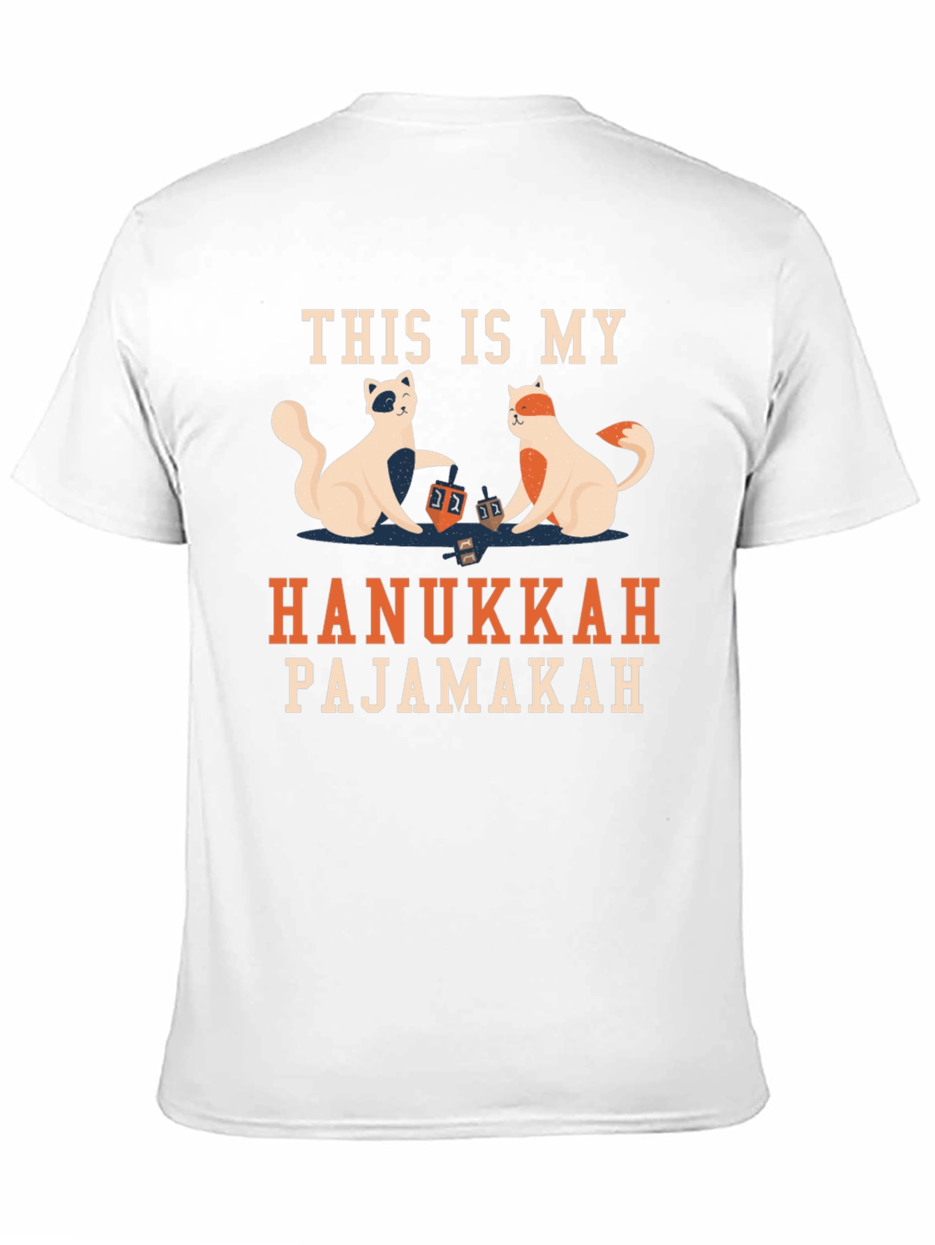 Hanukkah Pajamakah Cat T-Shirt