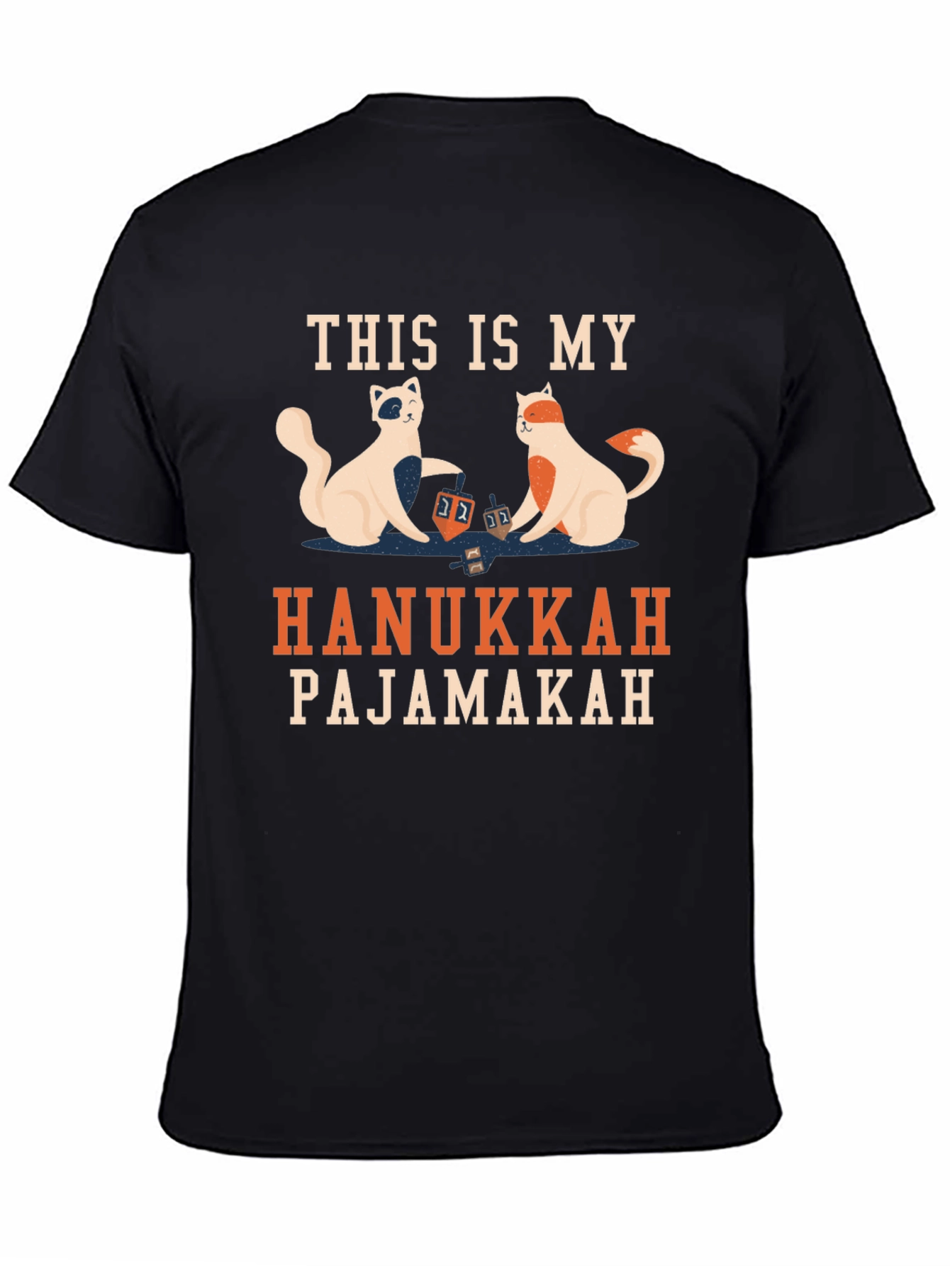 Hanukkah Pajamakah Cat T-Shirt