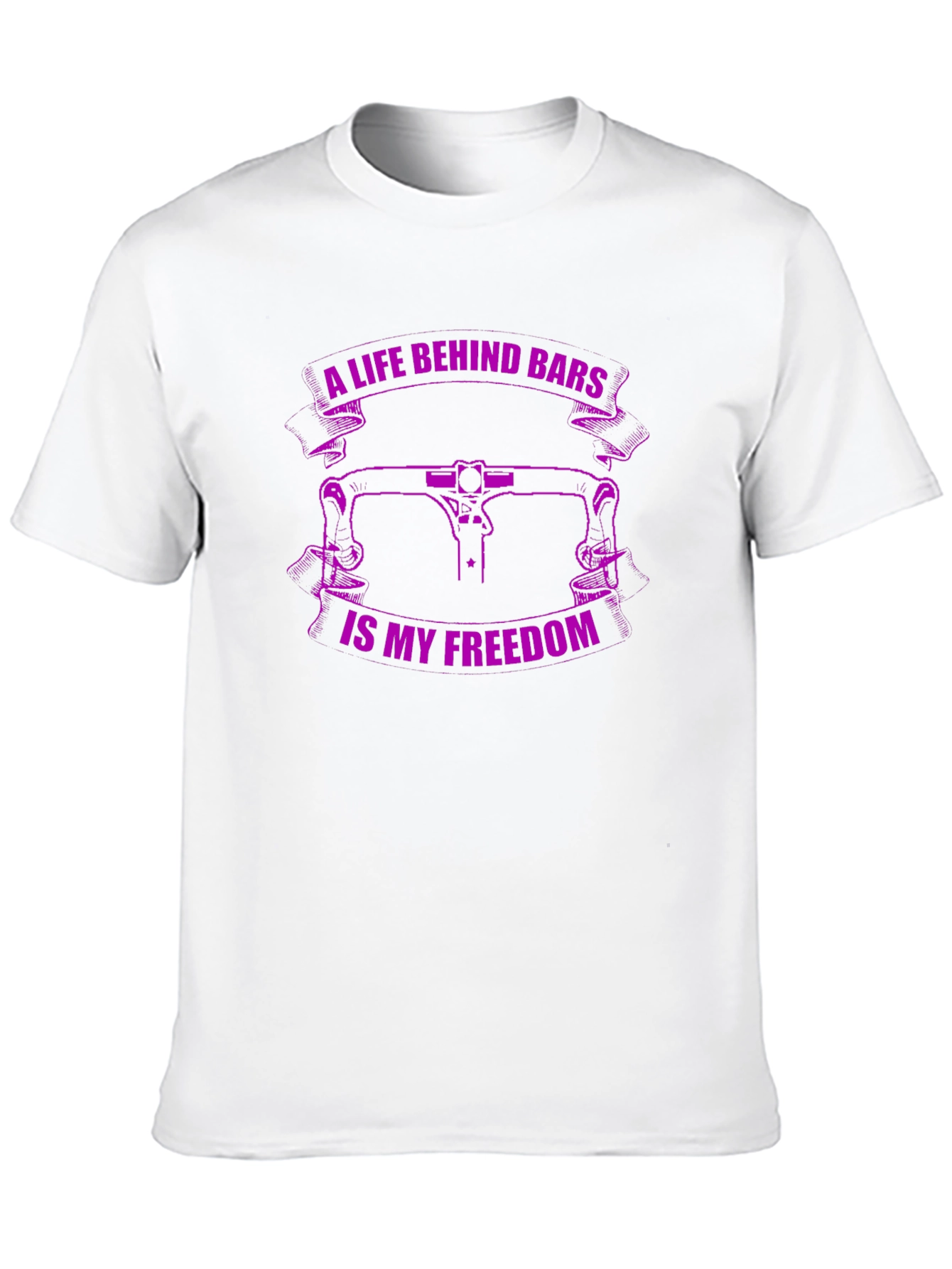 Bike Life Freedom T-Shirt - Black Graphic Tee