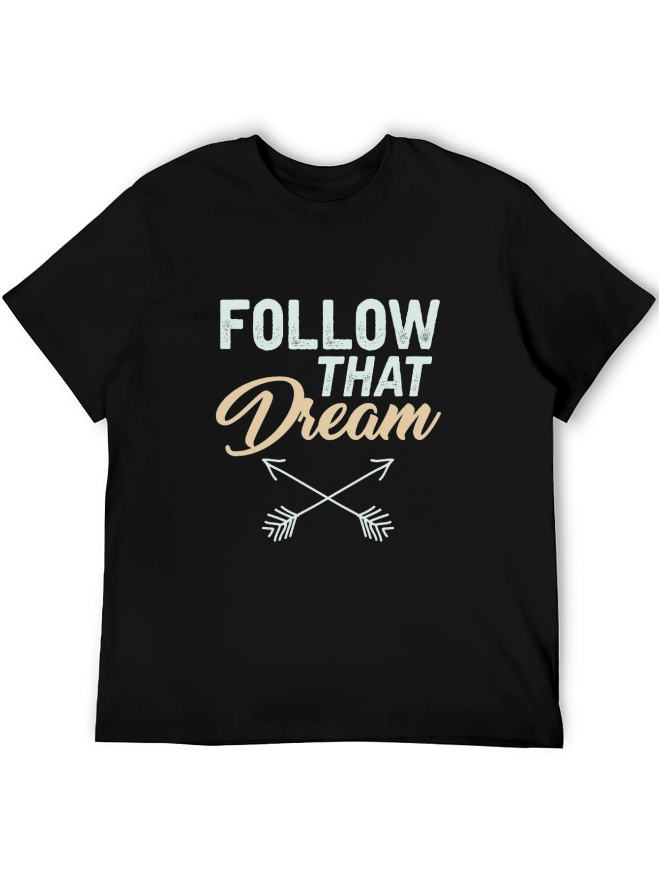 Follow That Dream Black Graphic Tee