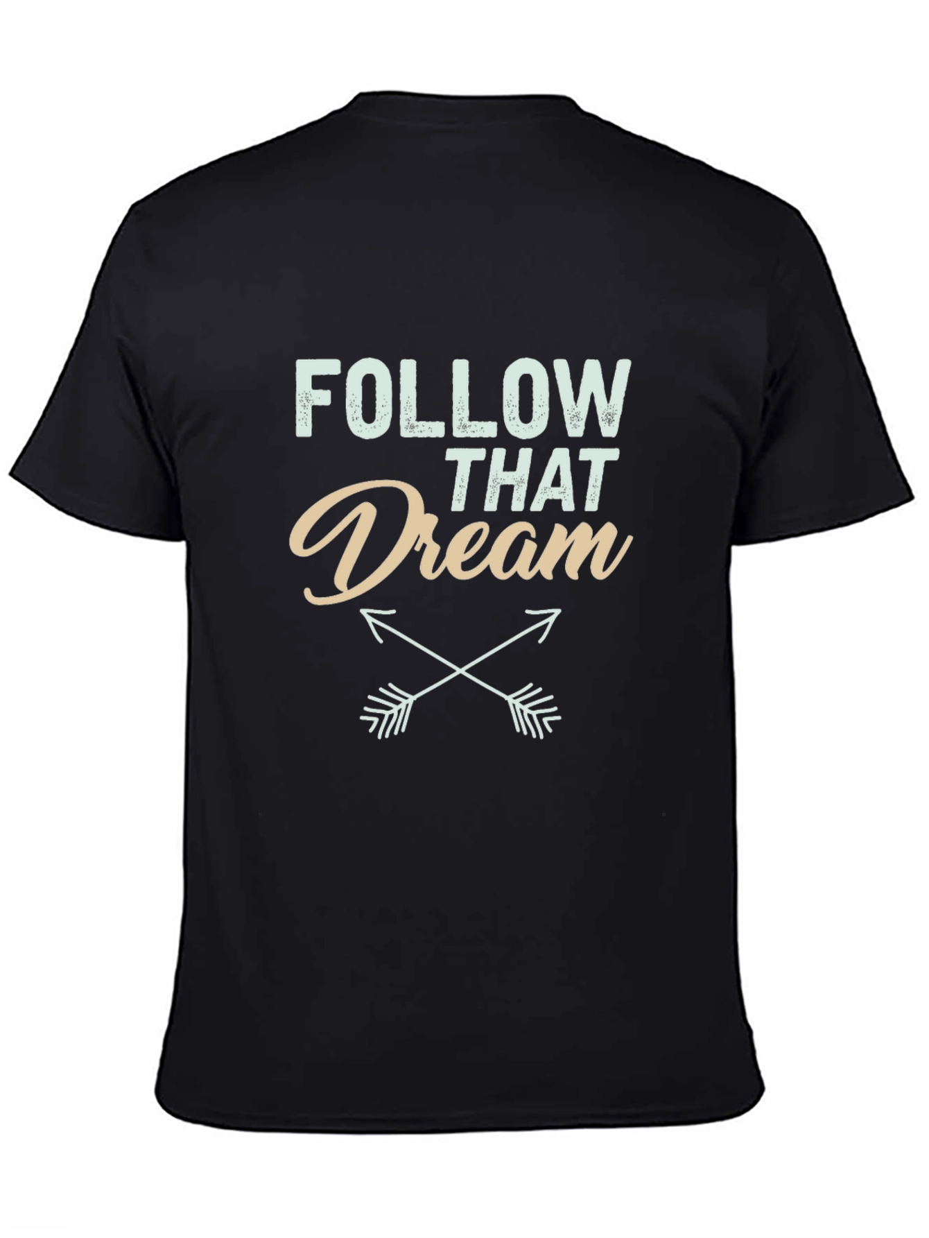 Follow That Dream Black Graphic Tee
