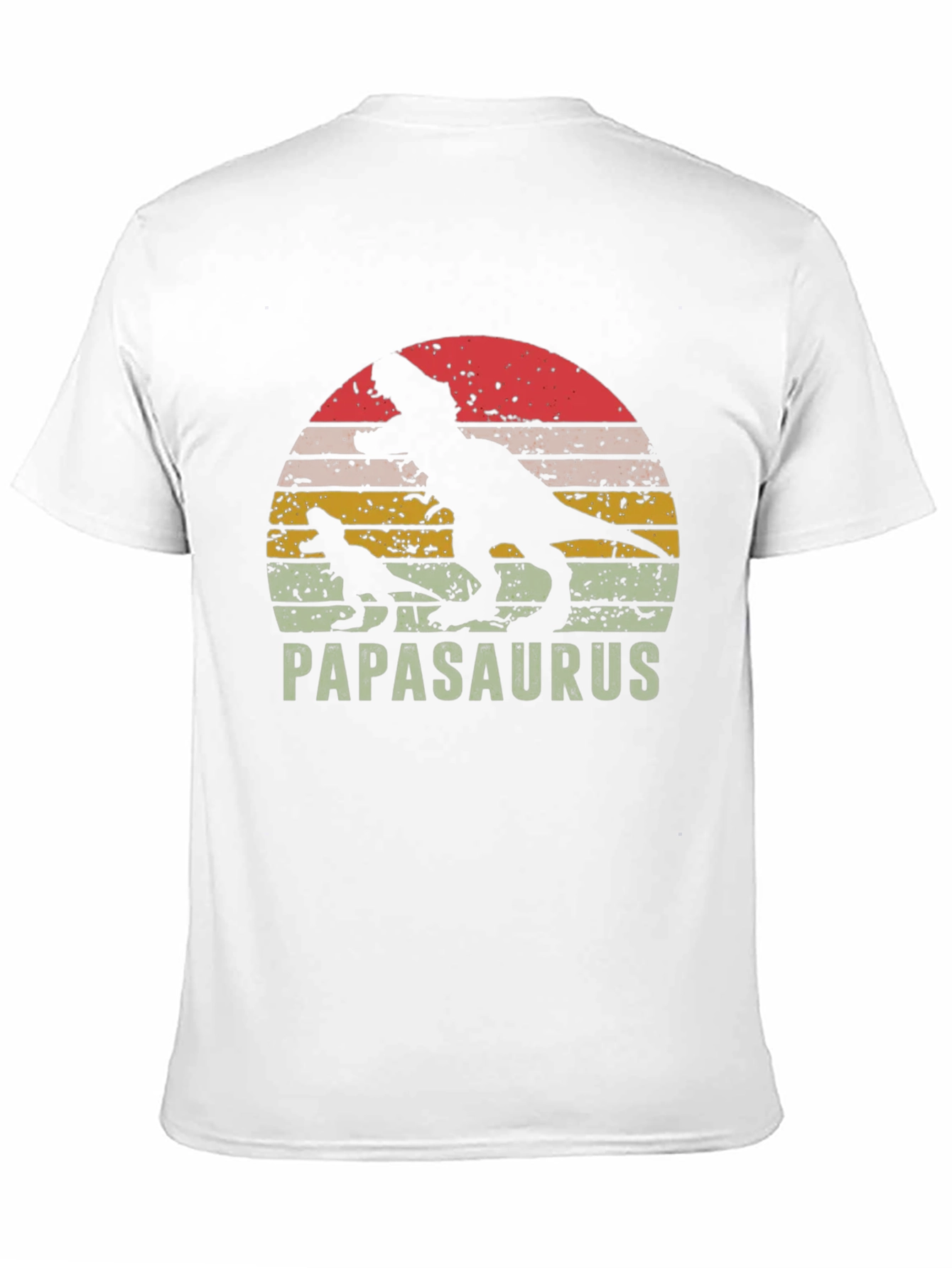 Papasaurus Dinosaur Fathers Day T-Shirt